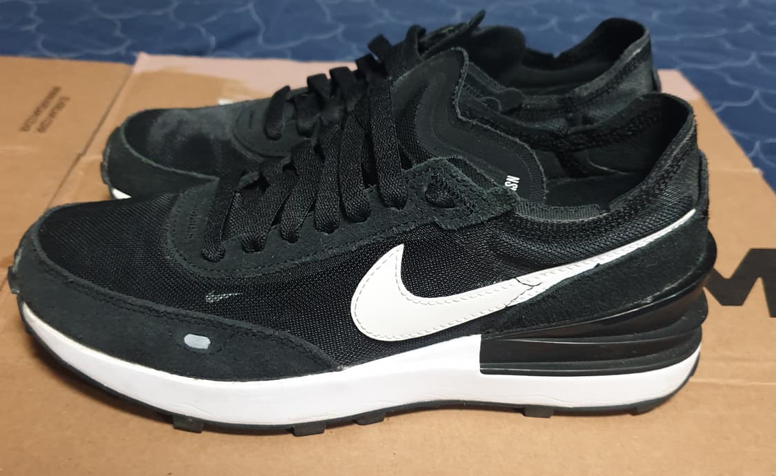 나이키 우먼스 와플원 매쉬 스니커즈 검횐 (235) DC2533-001 상품이미지2