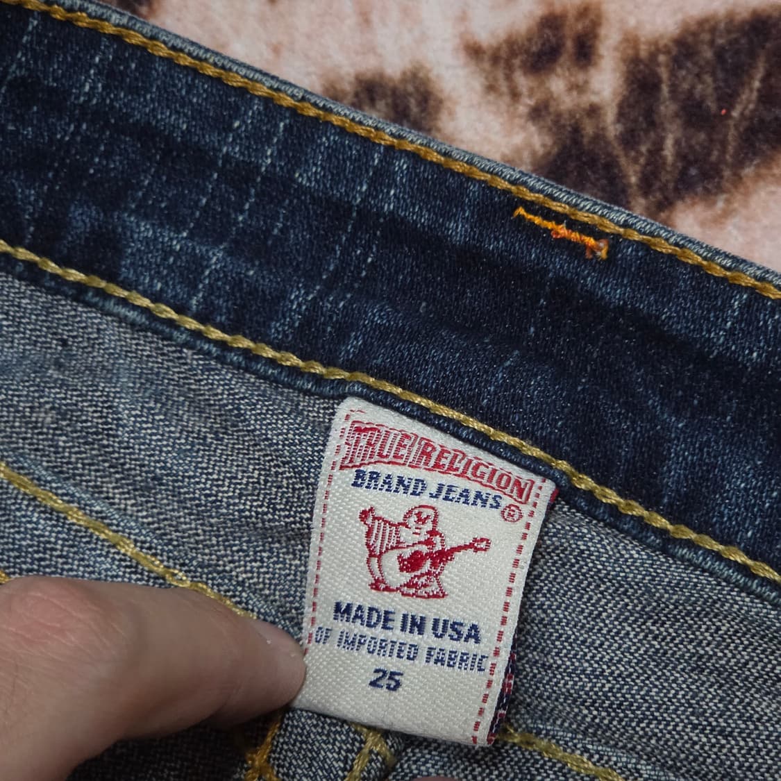 트루릴리전 베키 로우라이즈 데미지 데님 팬츠 상품이미지7