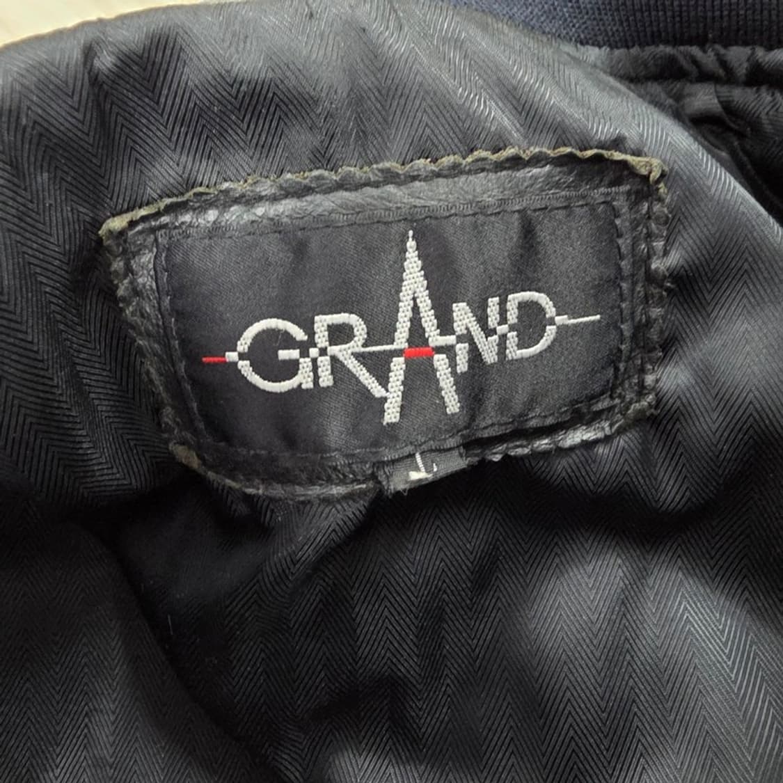 GRAND Vintage 소가죽 봄버 자켓  상품이미지5