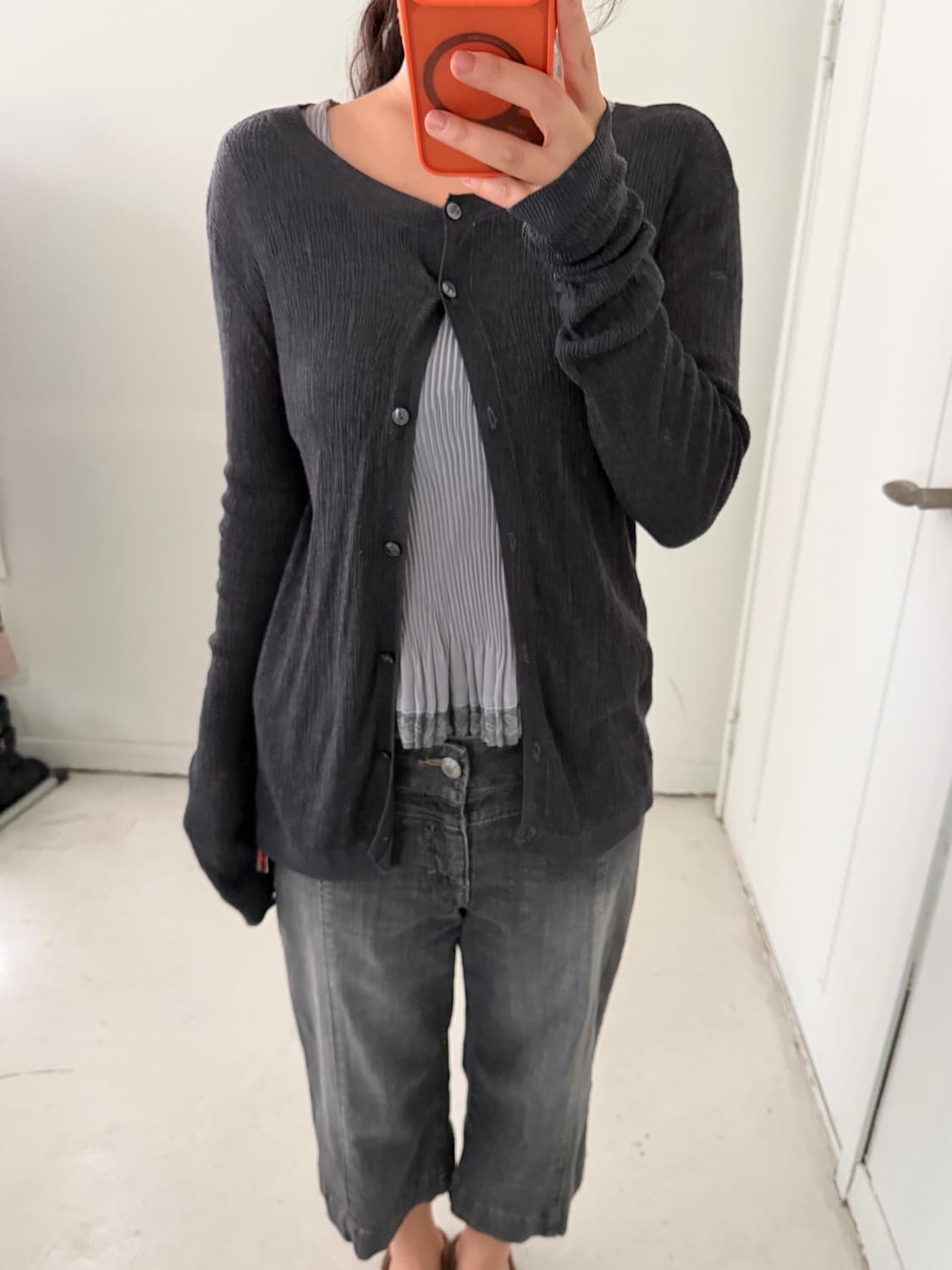일본빈티지 슬래코어 썸머가디건 상품이미지3