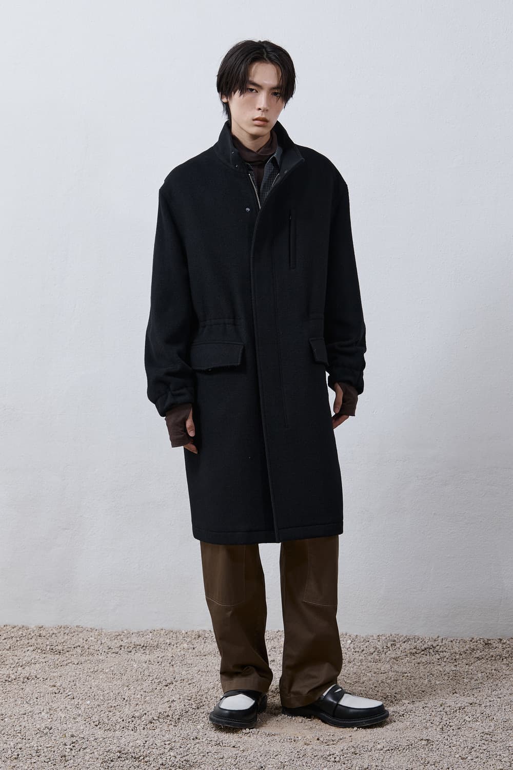 youth 유스 밀리터리 코트 블랙 M 상품이미지1