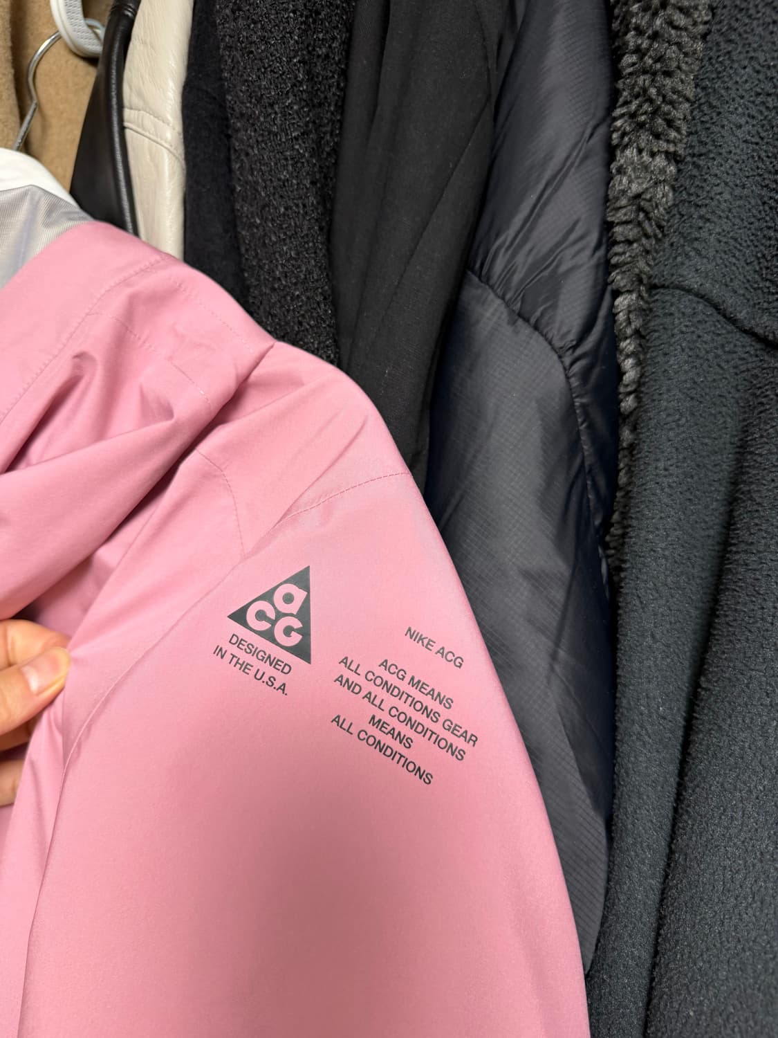 [xl] 나이키 ACG 디플로이 고어텍스 자켓 엘리멘탈 핑크 화이트 상품이미지8