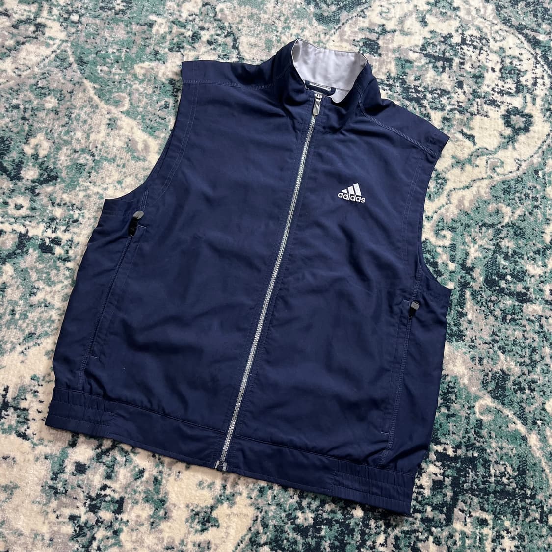 00s Adidas 아디다스 올드스쿨 집업 베스트(M) 상품이미지1