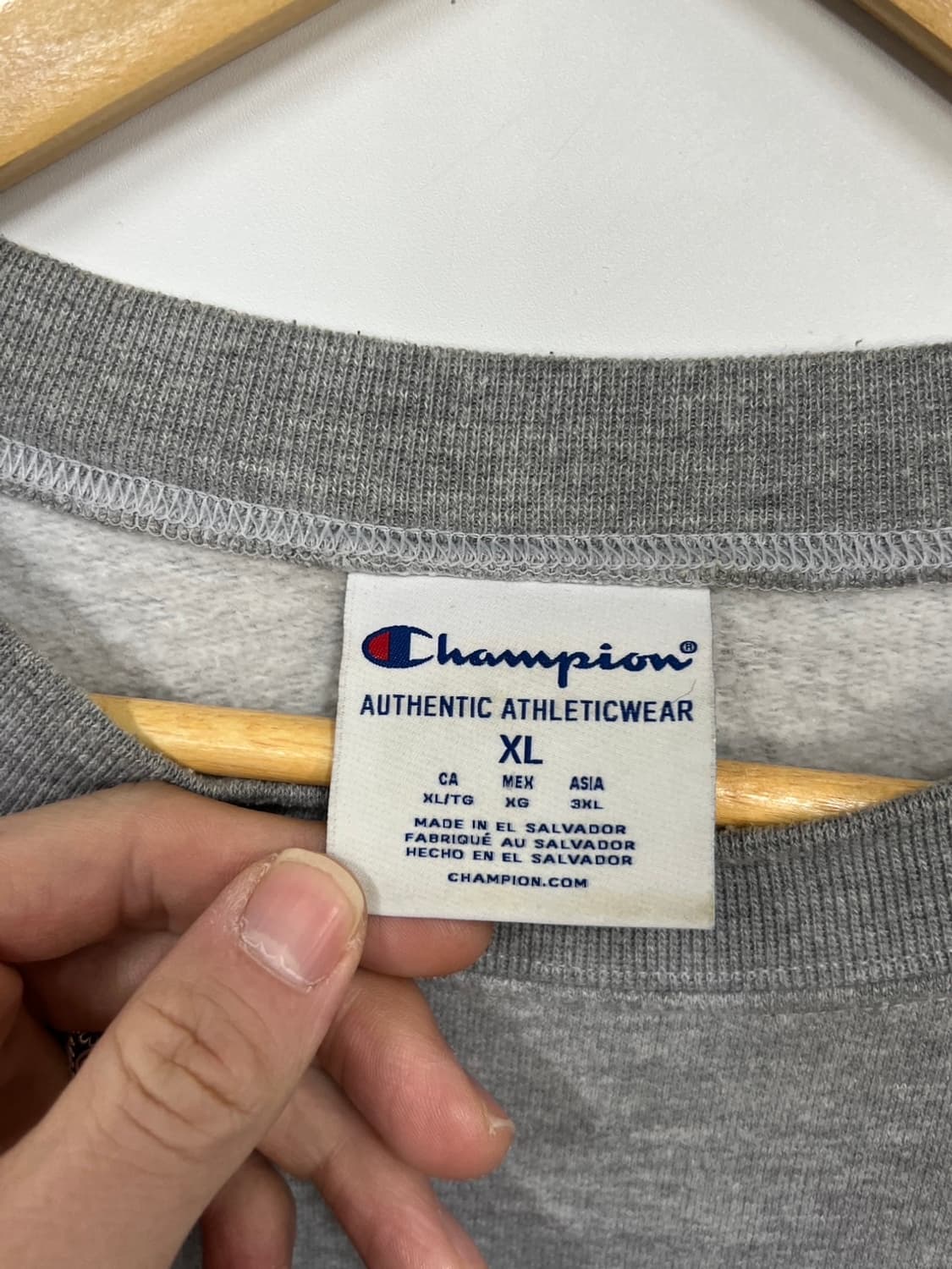 챔피온 어센틱 애슬레틱웨어 기모 맨투맨 상품이미지5