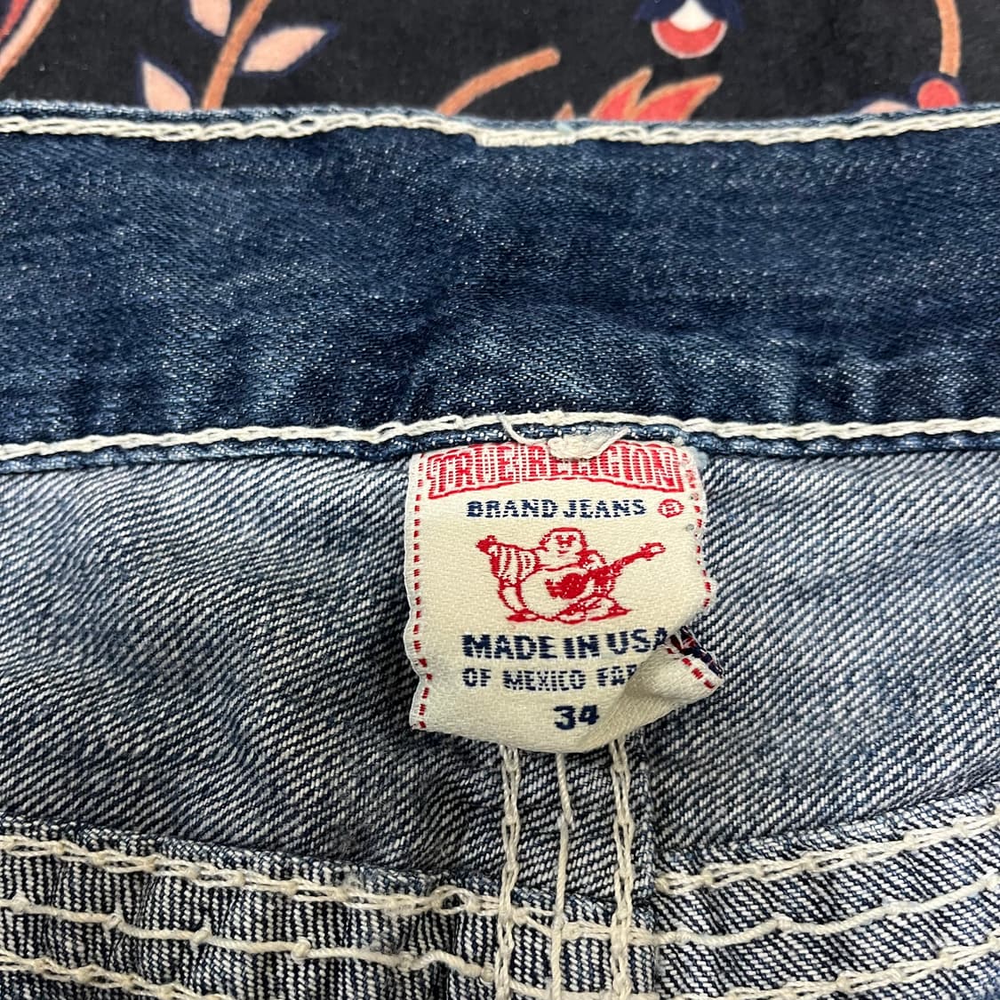 트루릴리전 데님 반바지 34 상품이미지9