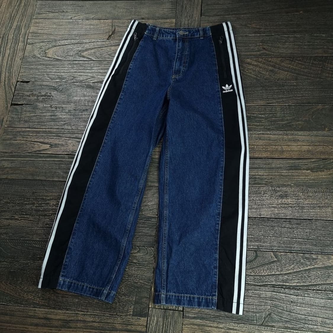 [아디다스] 와이드 트랙 데님 팬츠 청바지 M18956 상품이미지1