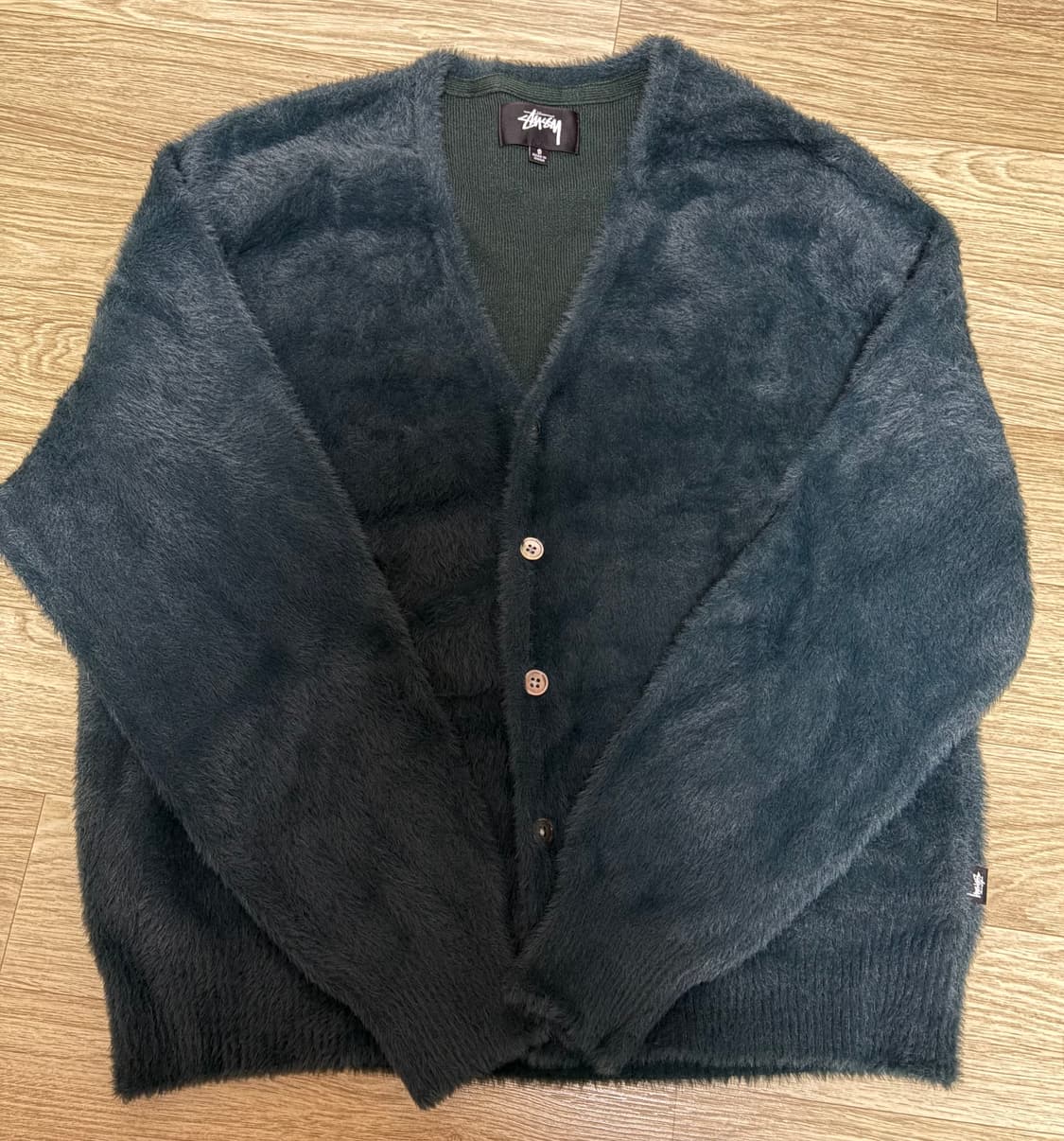 스투시 쉐기 가디건 다크그린 s 상품이미지1