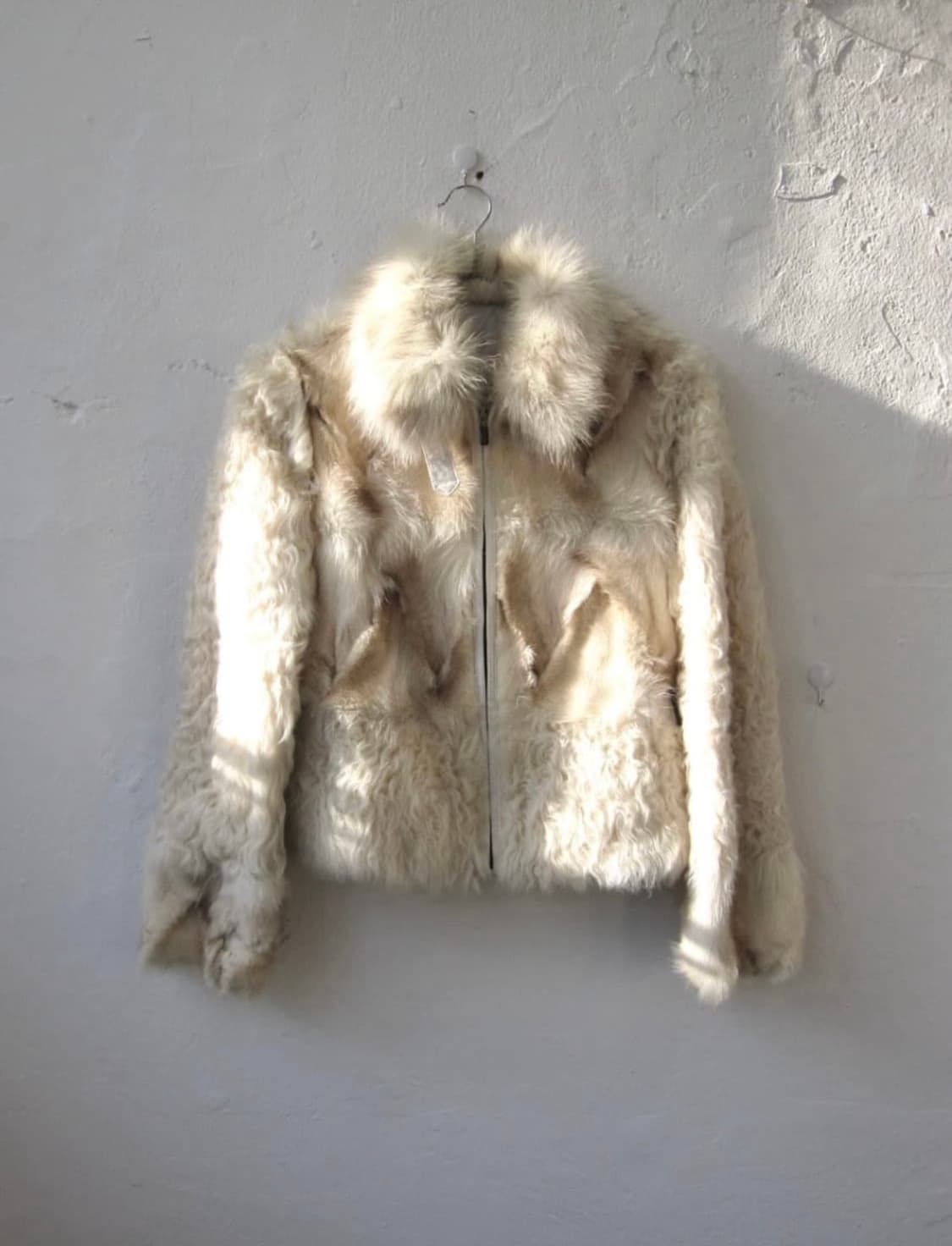 리얼 폭스퍼 양털 퍼자켓 상품이미지1