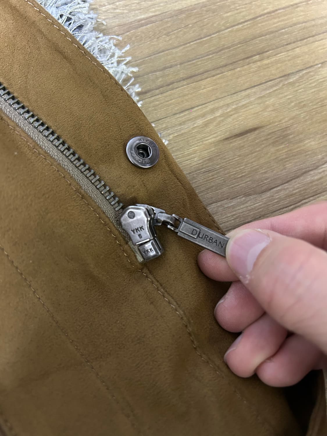 더반 스웨이드느낌 코트 사이즈 105~110 상품이미지6