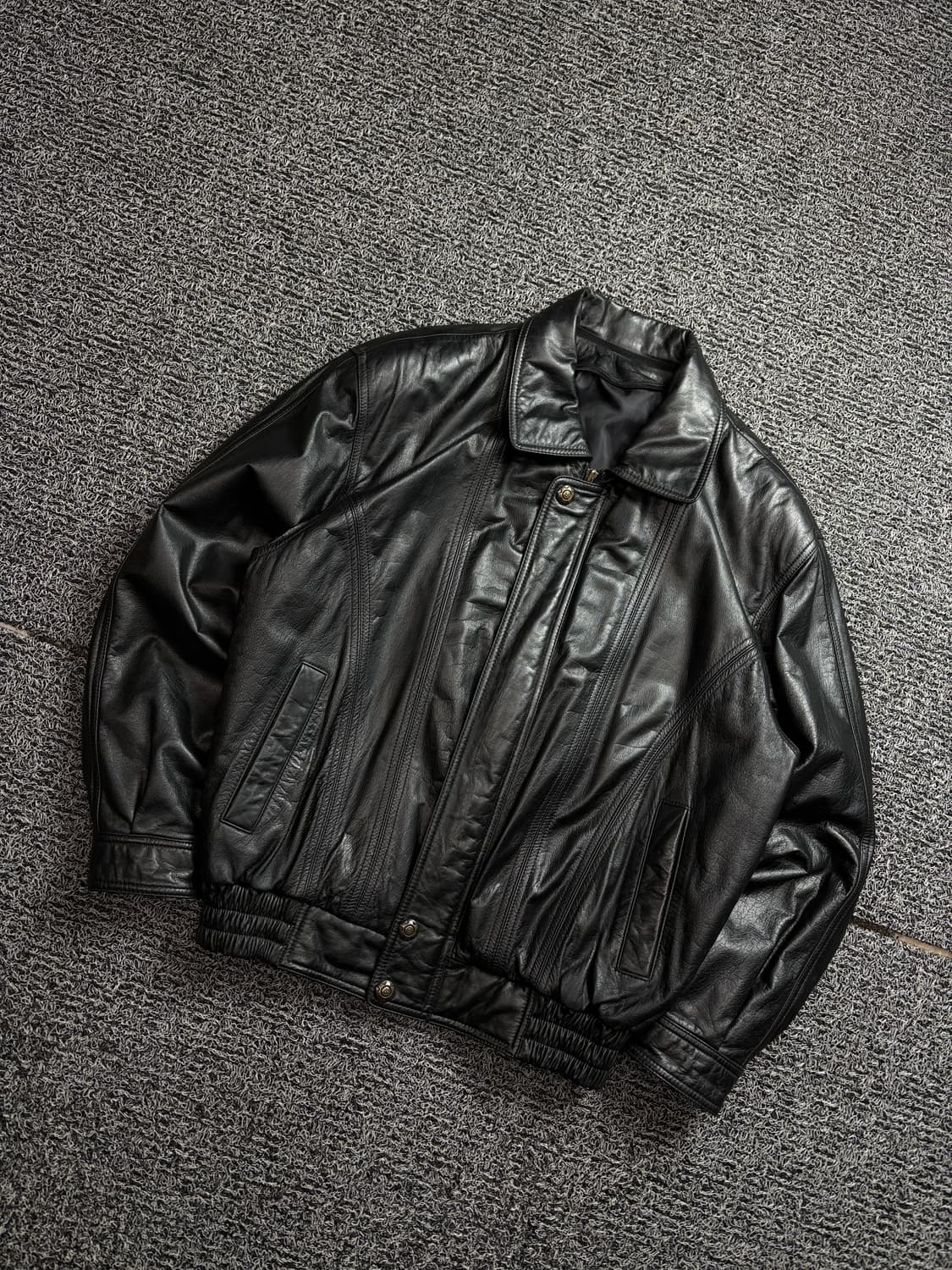 00s 빈티지 아카이브 카우하이드 가죽 봄버 자켓 2175 상품이미지1