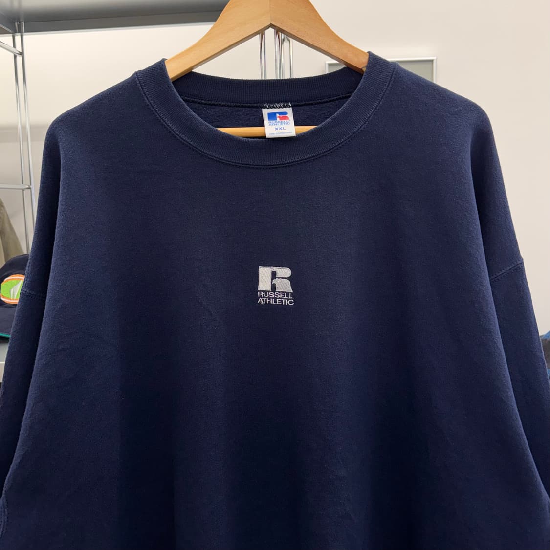 러셀 빈티지 센터 로고 스웻셔츠 맨투맨 (2XL) 상품이미지3