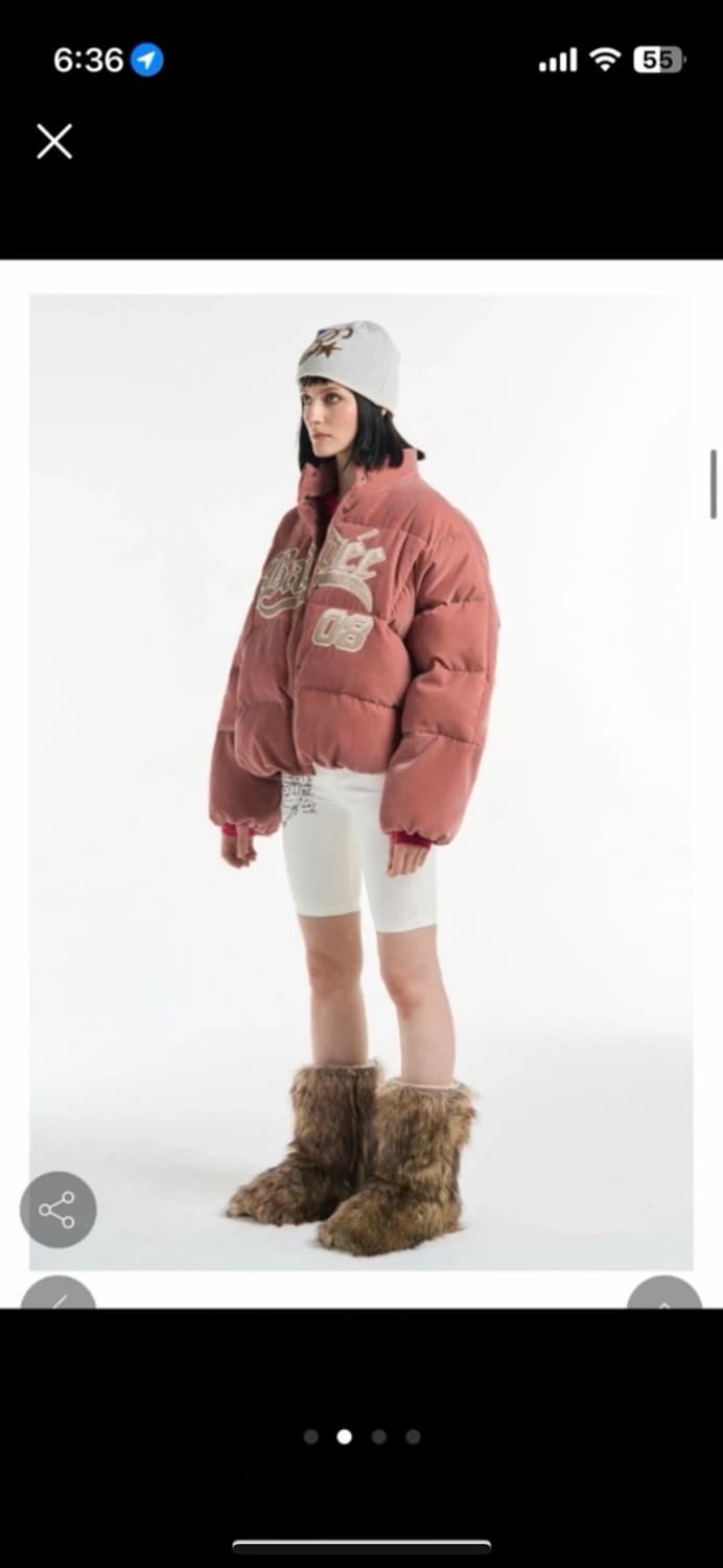 배디 벨벳 패딩 M 상품이미지2