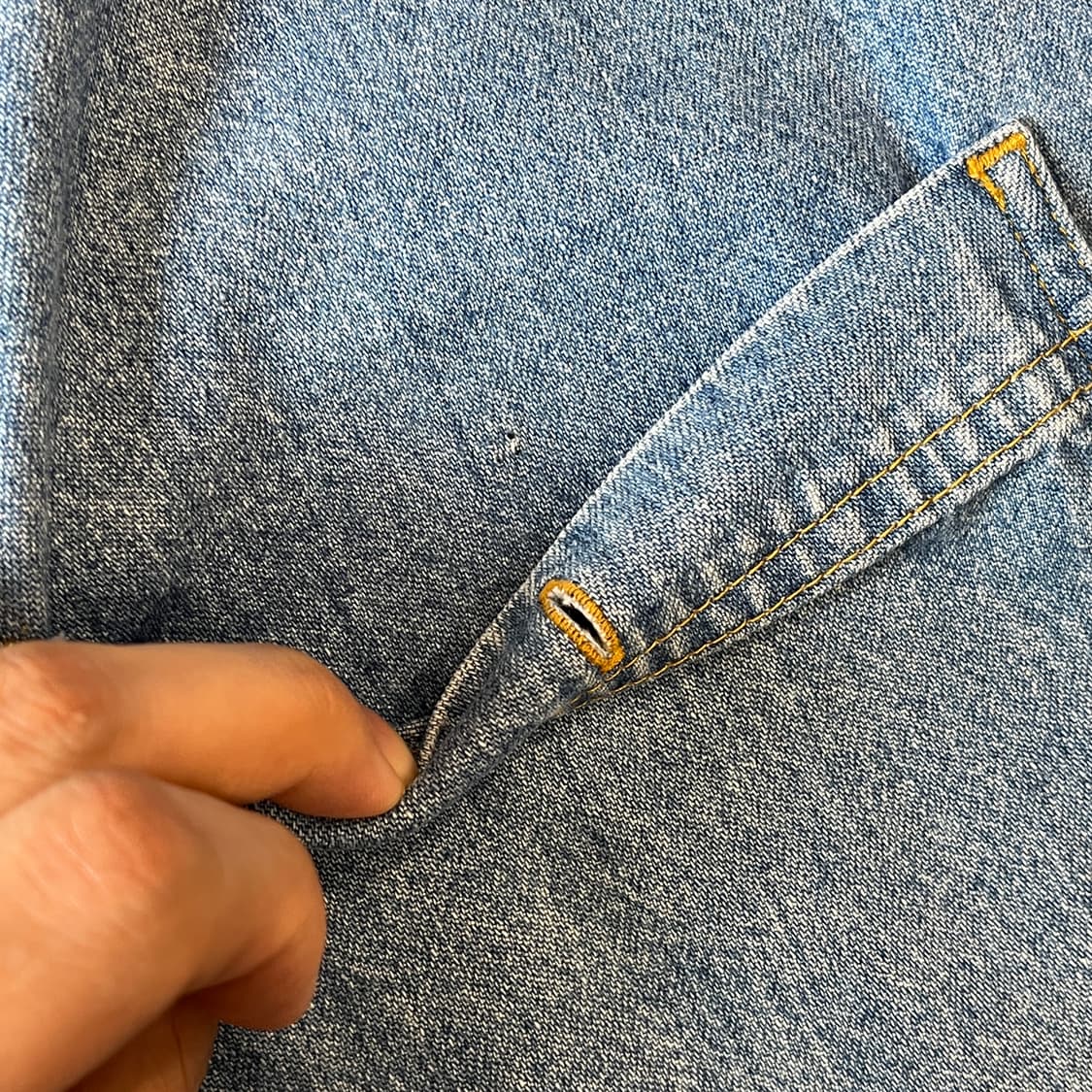 리바이스 정품 데님 청 긴팔 투 포켓 셔츠 상품이미지7