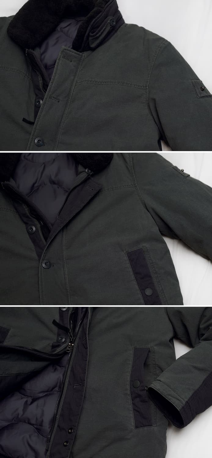 신품급) 시리즈 피그워싱 라파예트 구스다운 봄버 (100) 상품이미지8