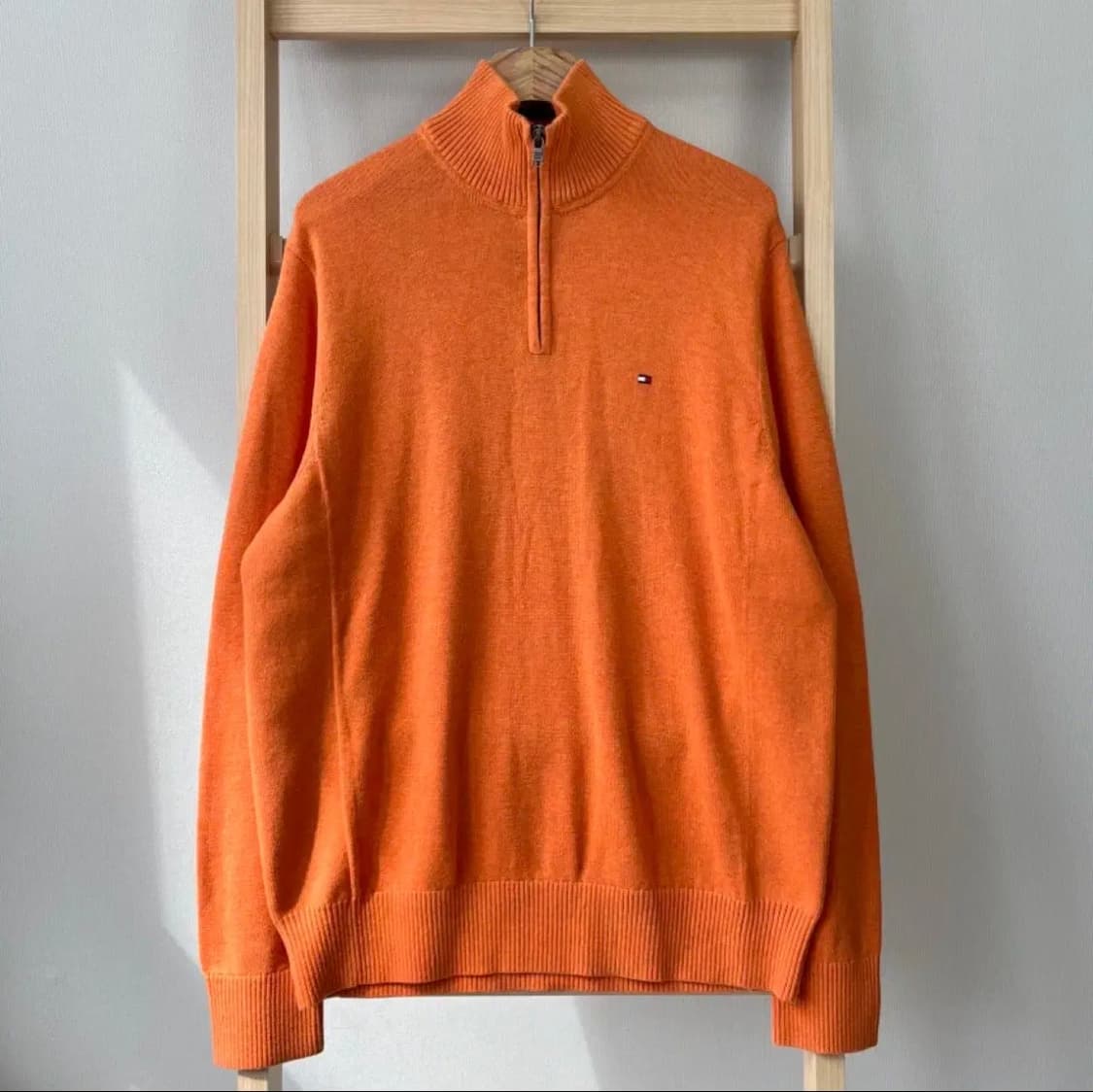 타미힐피거 반집업 코튼 니트 상품이미지2
