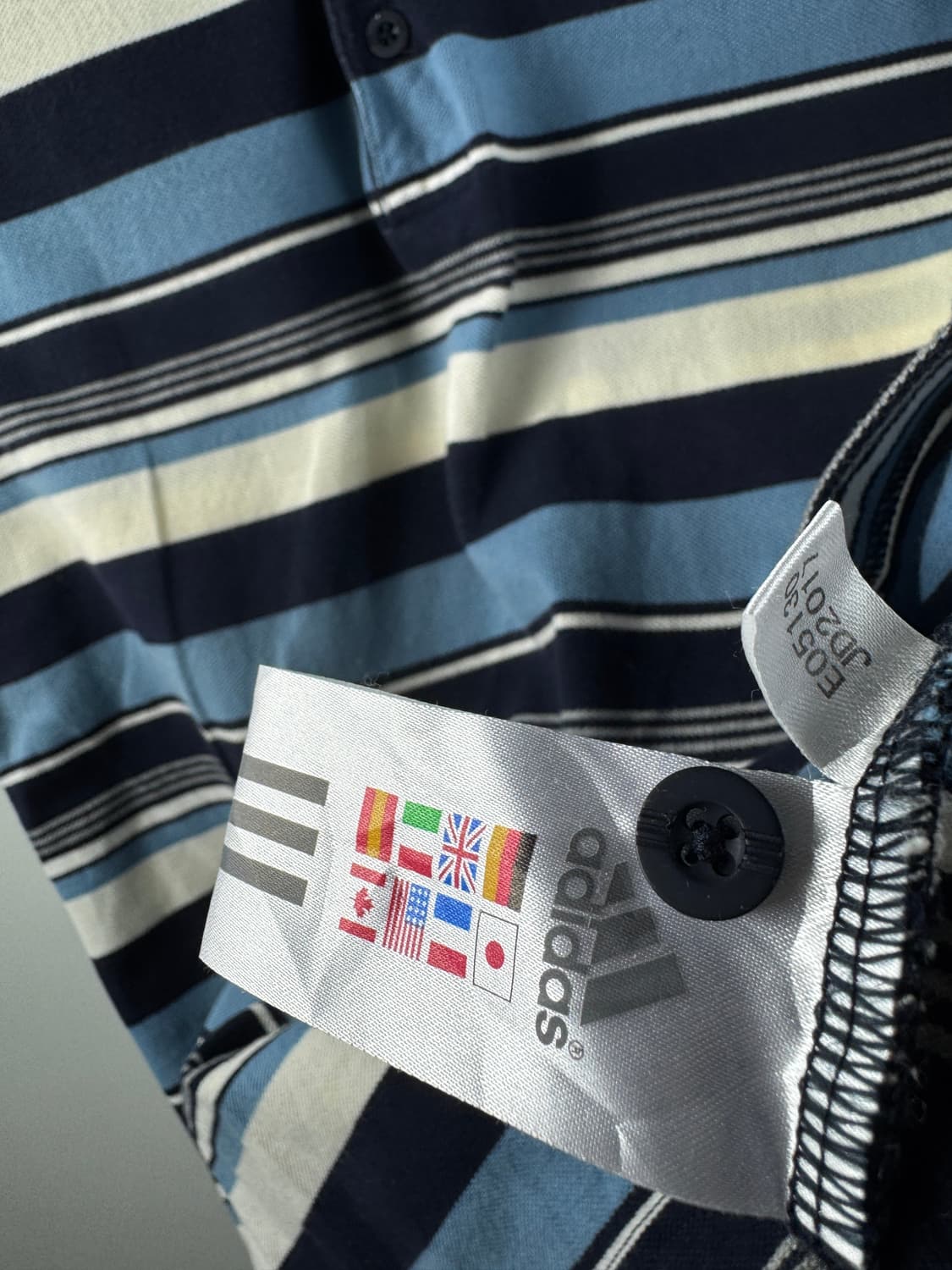 아디다스 재팬 스트라이프 하늘 카라티1785 상품이미지5