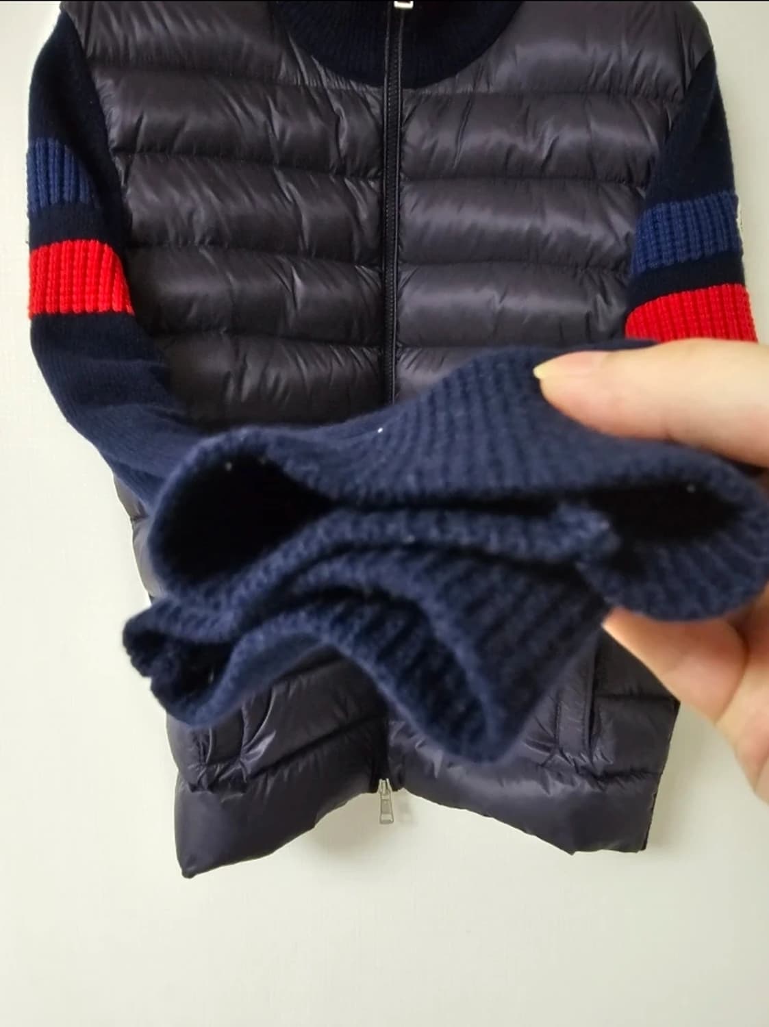 몽클레어 21ss 트리코 니트패딩(S/95~100슬림/정품) 상품이미지3