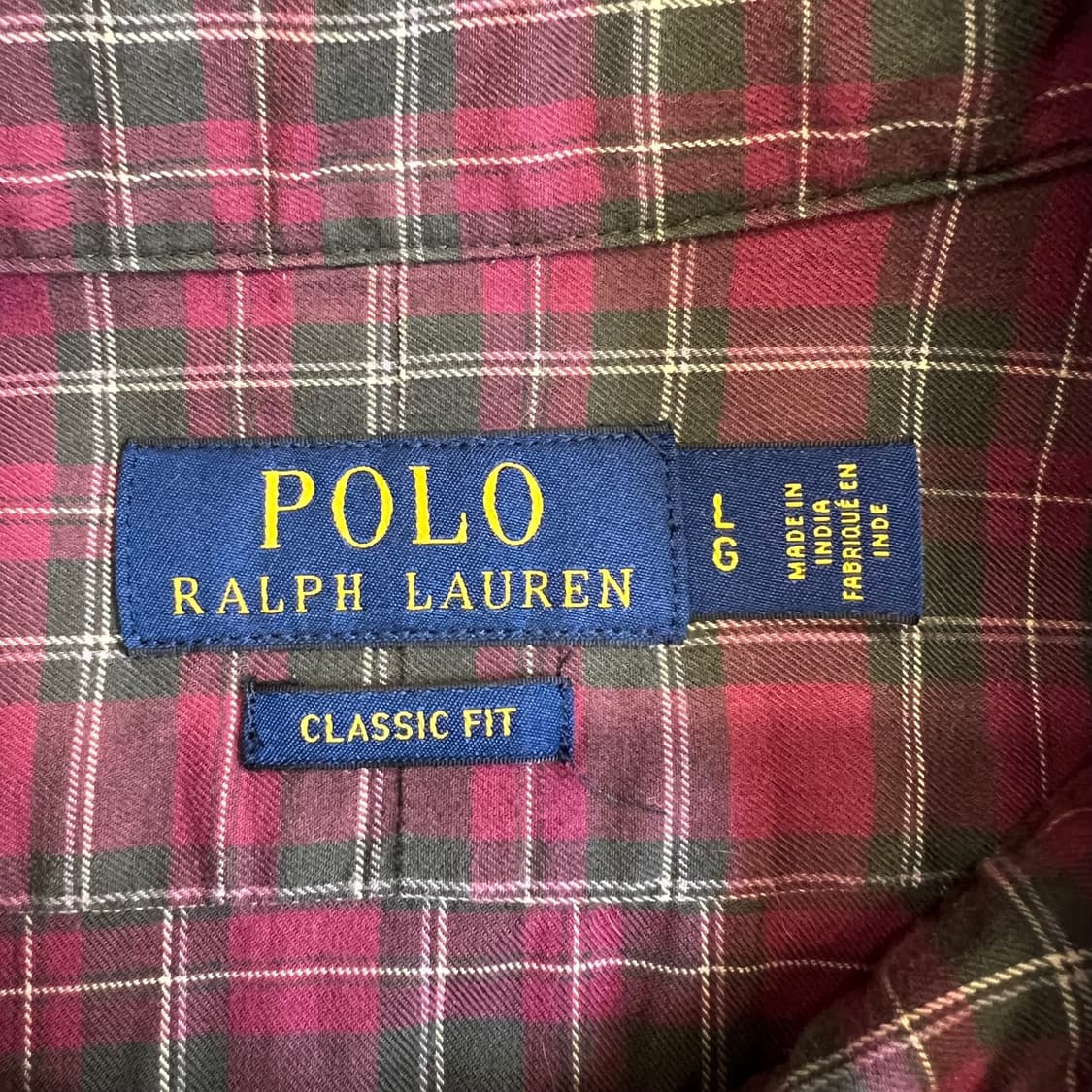 폴로 랄프로렌 체크 셔츠 상품이미지4