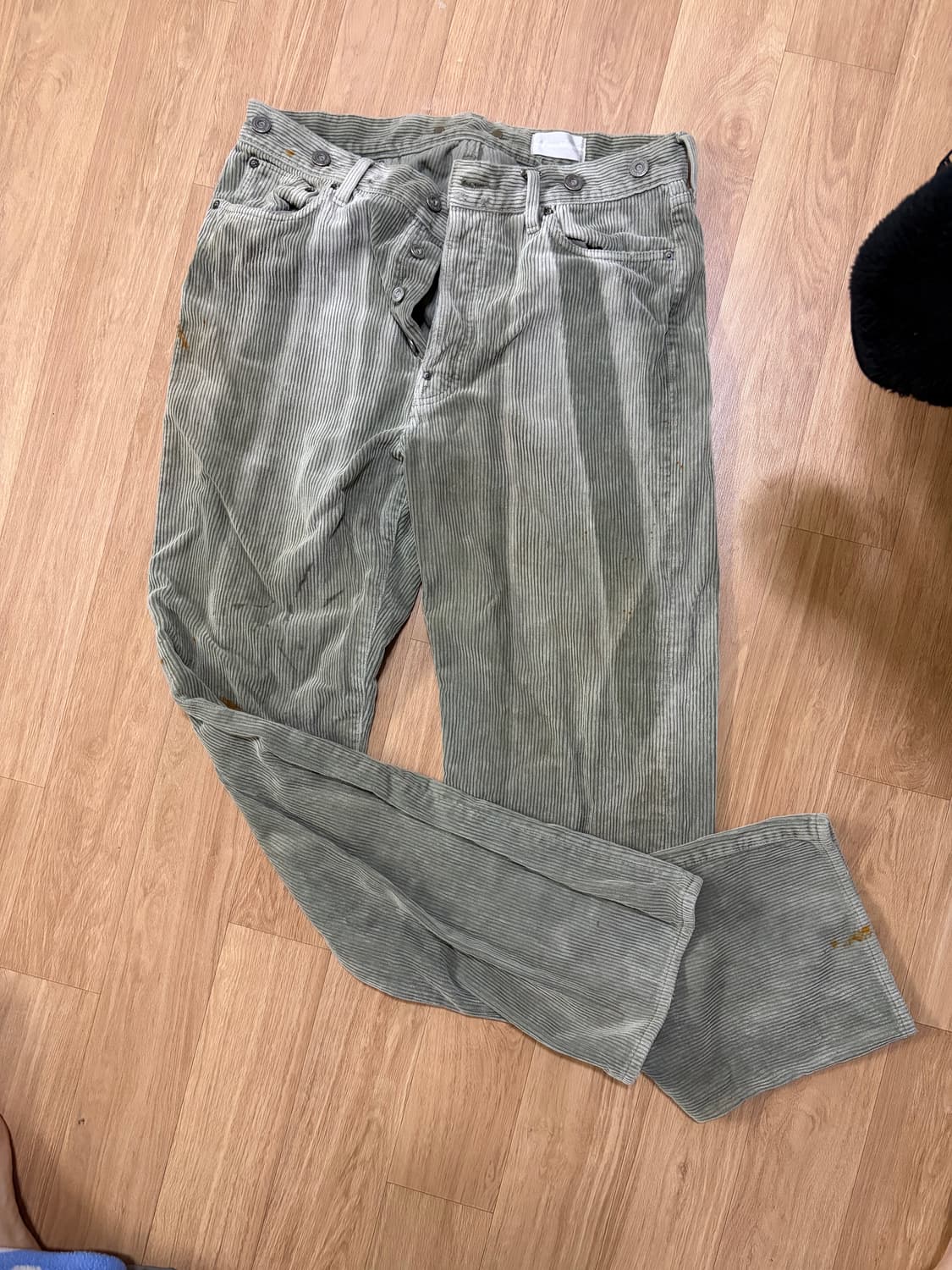 (30)포스333 빈티지 페이딩 코듀로이 팬츠 상품이미지2