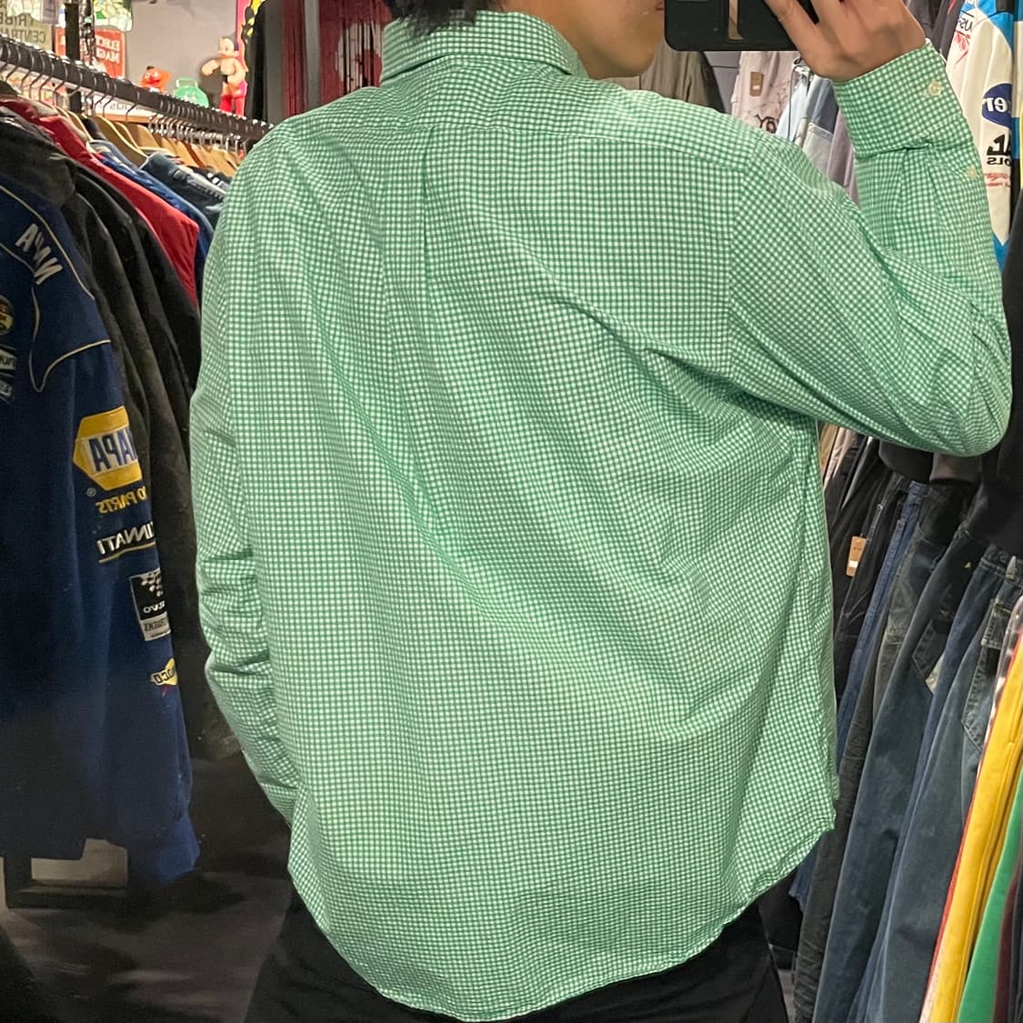 [IM] polo 폴로랄프로렌 그린 체크 긴팔셔츠 상품이미지6