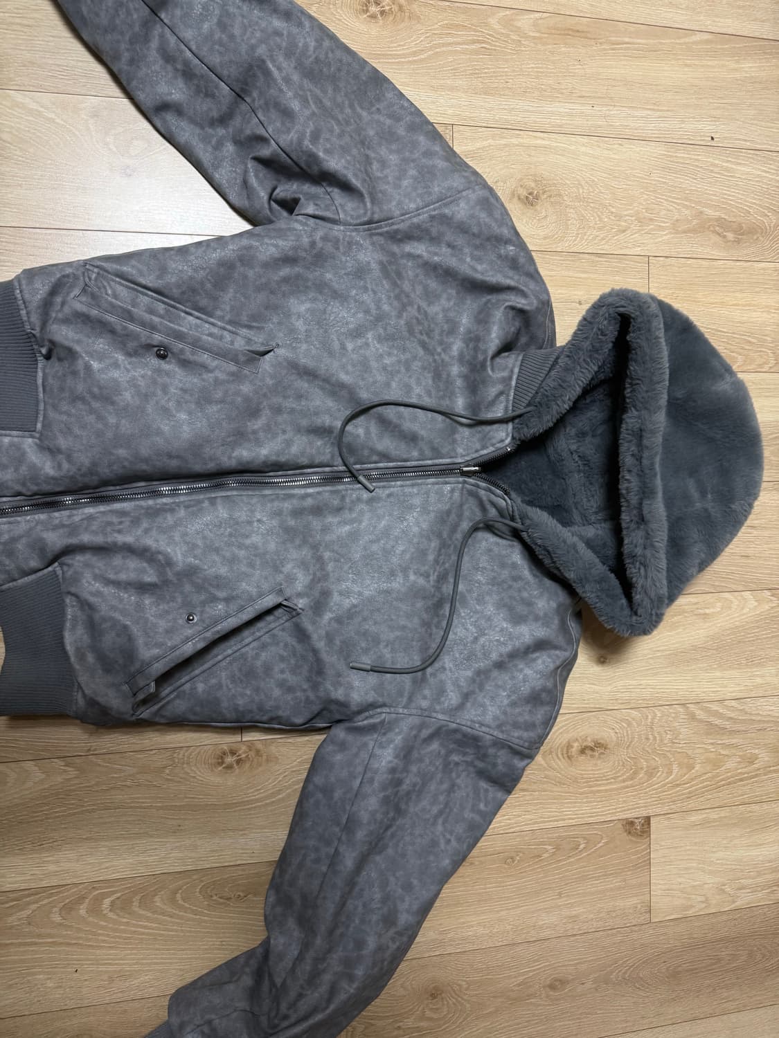 자라 리버시블 퍼자켓 M 상품이미지1