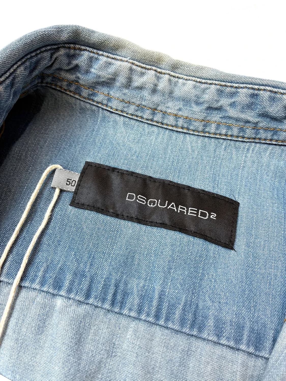 디스퀘어드2 00s 페인팅 데님 웨스턴 셔츠 PN5190 상품이미지8