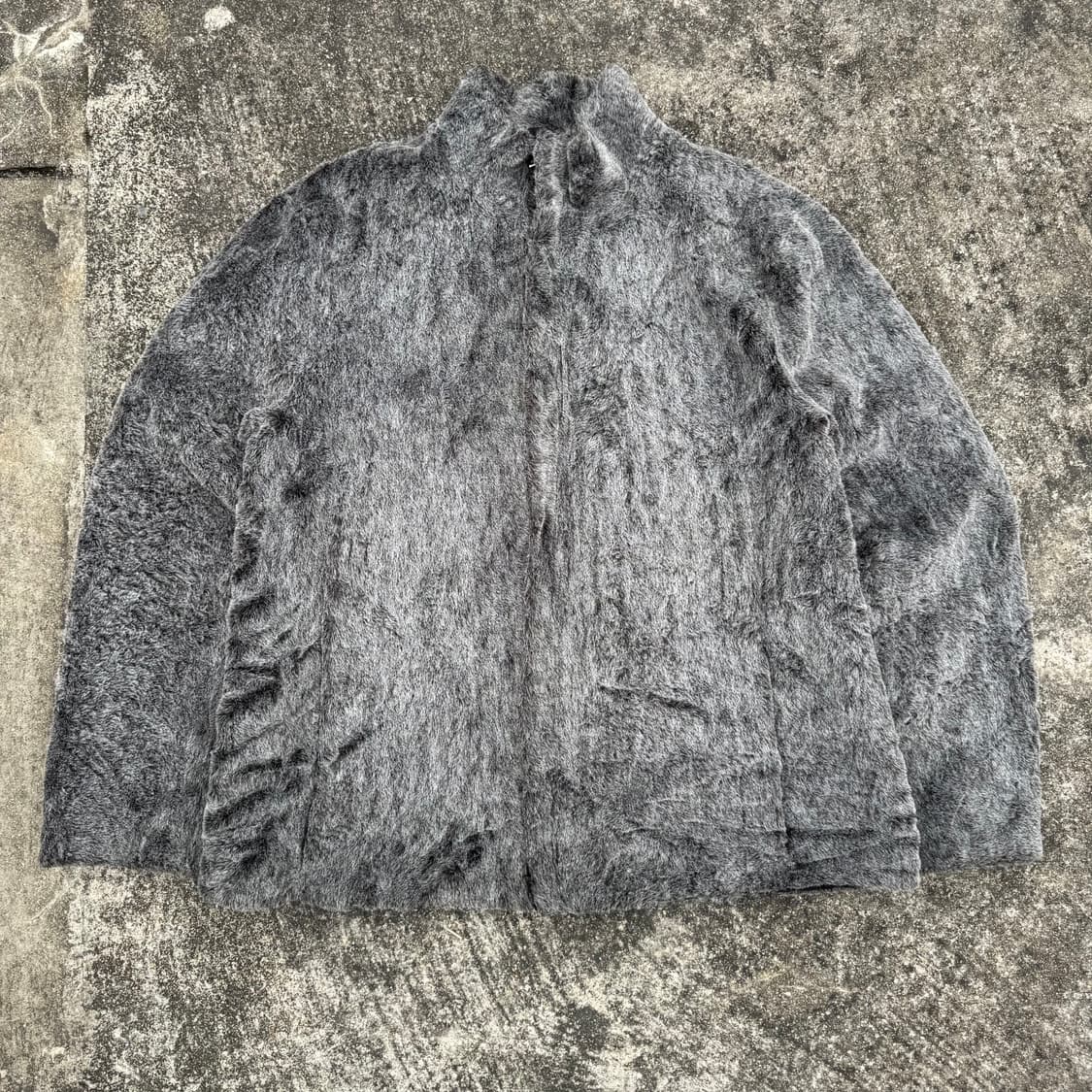 [XL] 90s Emporio Armani 아크릴 퍼 자켓 상품이미지1