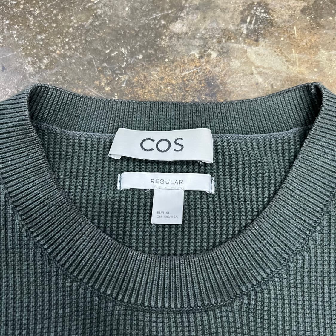 XL) COS 코스 포레스트그린 니트 상품이미지3