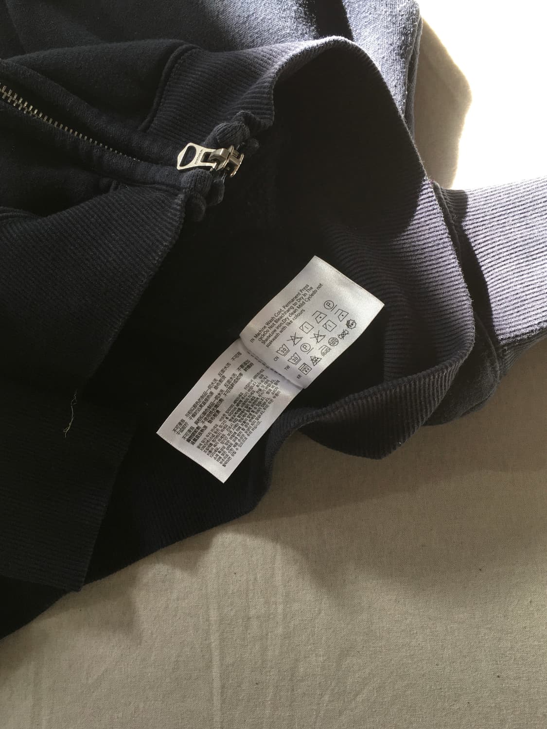 후아유  자수패치로고 후드집업 상품이미지6