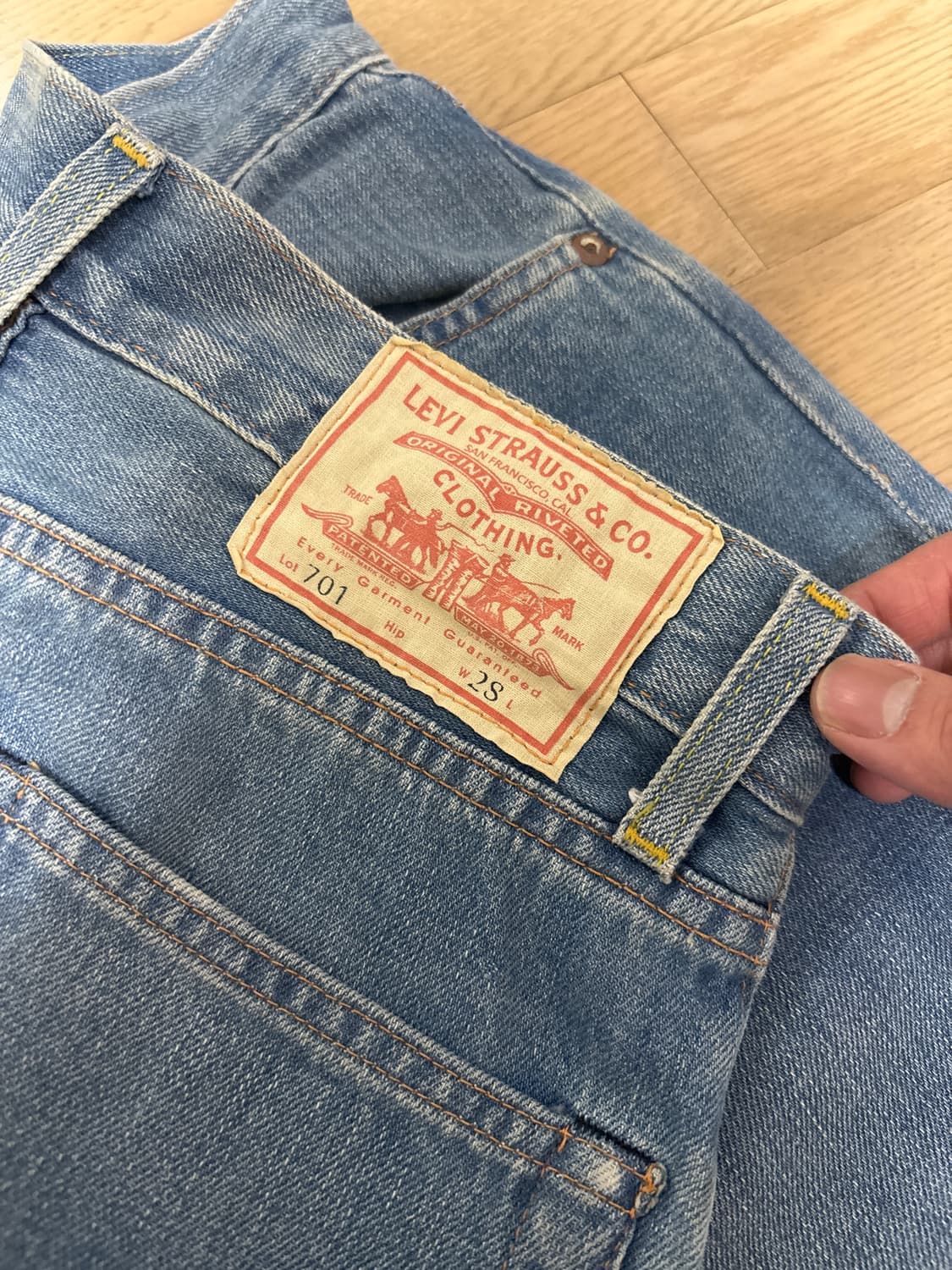 Lvc 1950 701 워싱진 상품이미지2