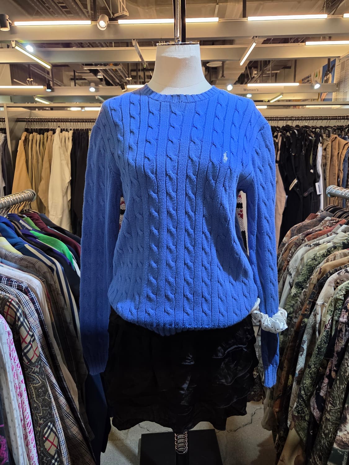 POLO 폴로 블루케이블니트 상품이미지2