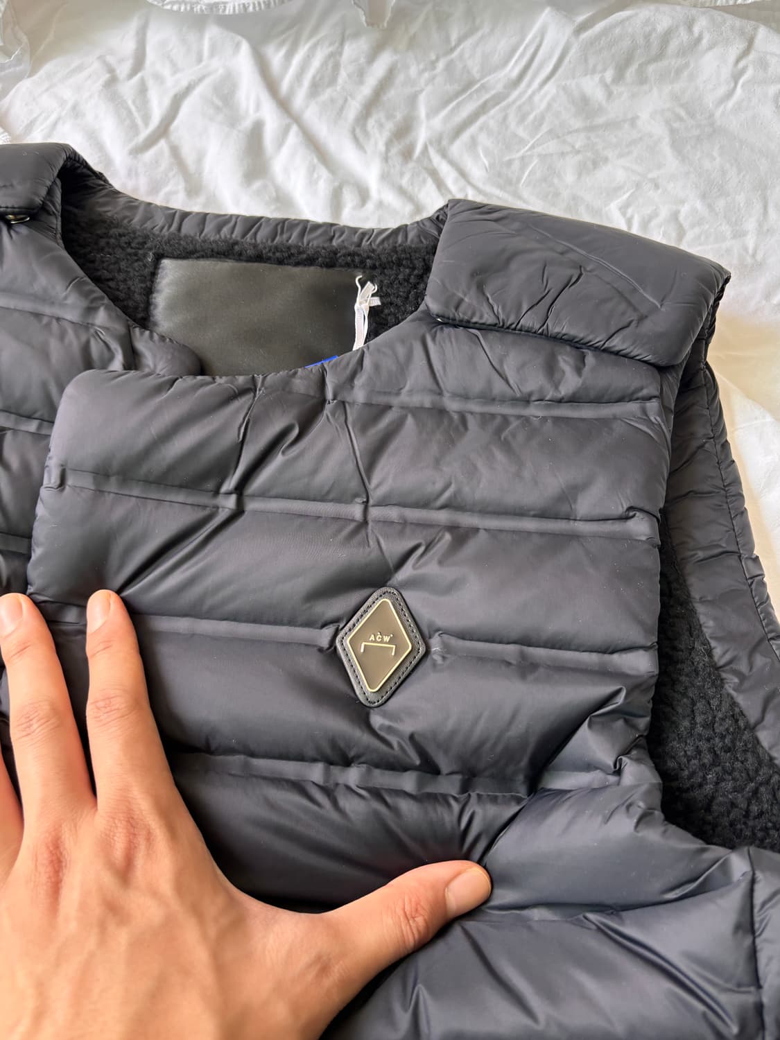 A Cold Wall 패딩 베스트 다운 조끼 블랙 상품이미지3