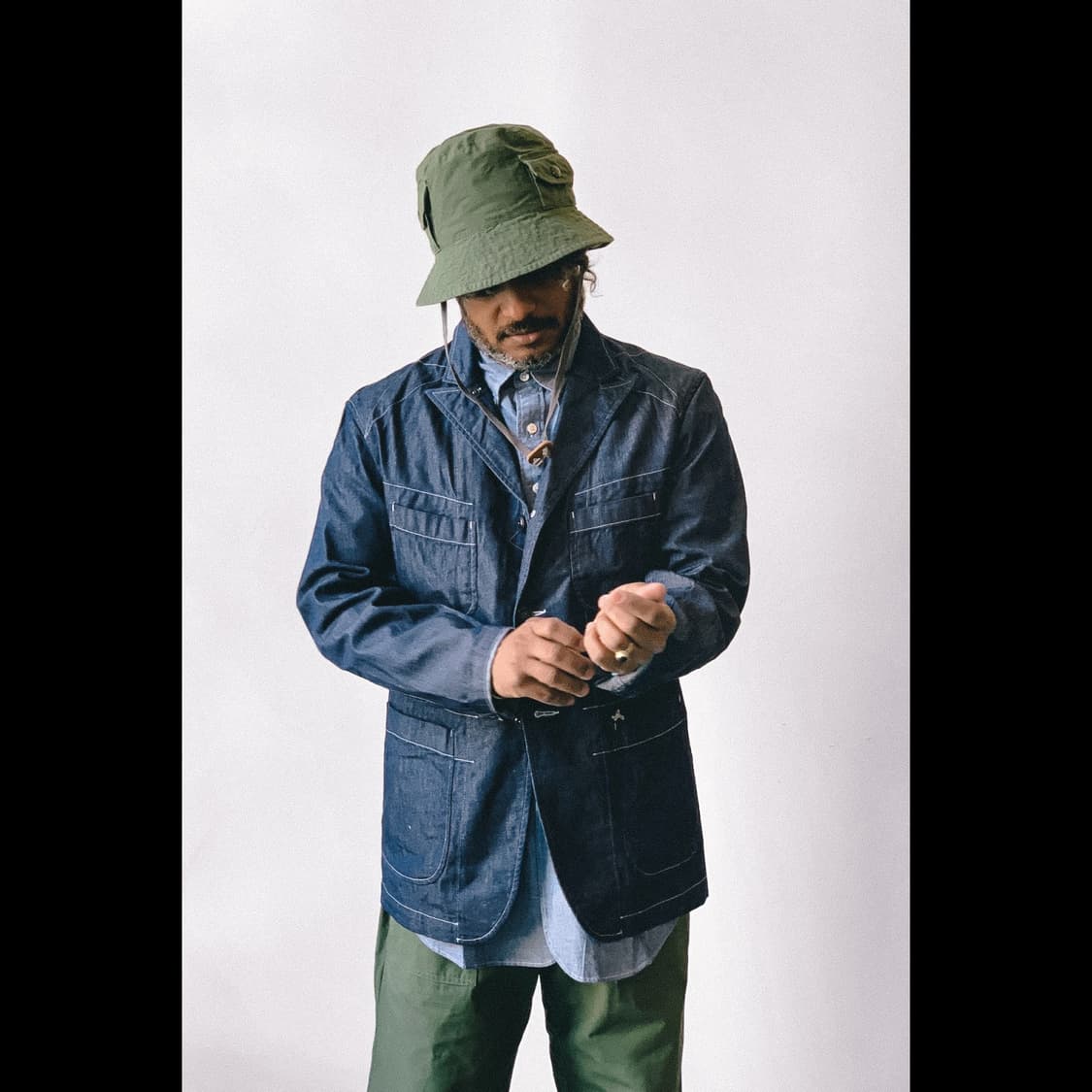 엔지니어드가먼츠 데님 베드포드 자켓 M(100)사이즈 상품이미지2