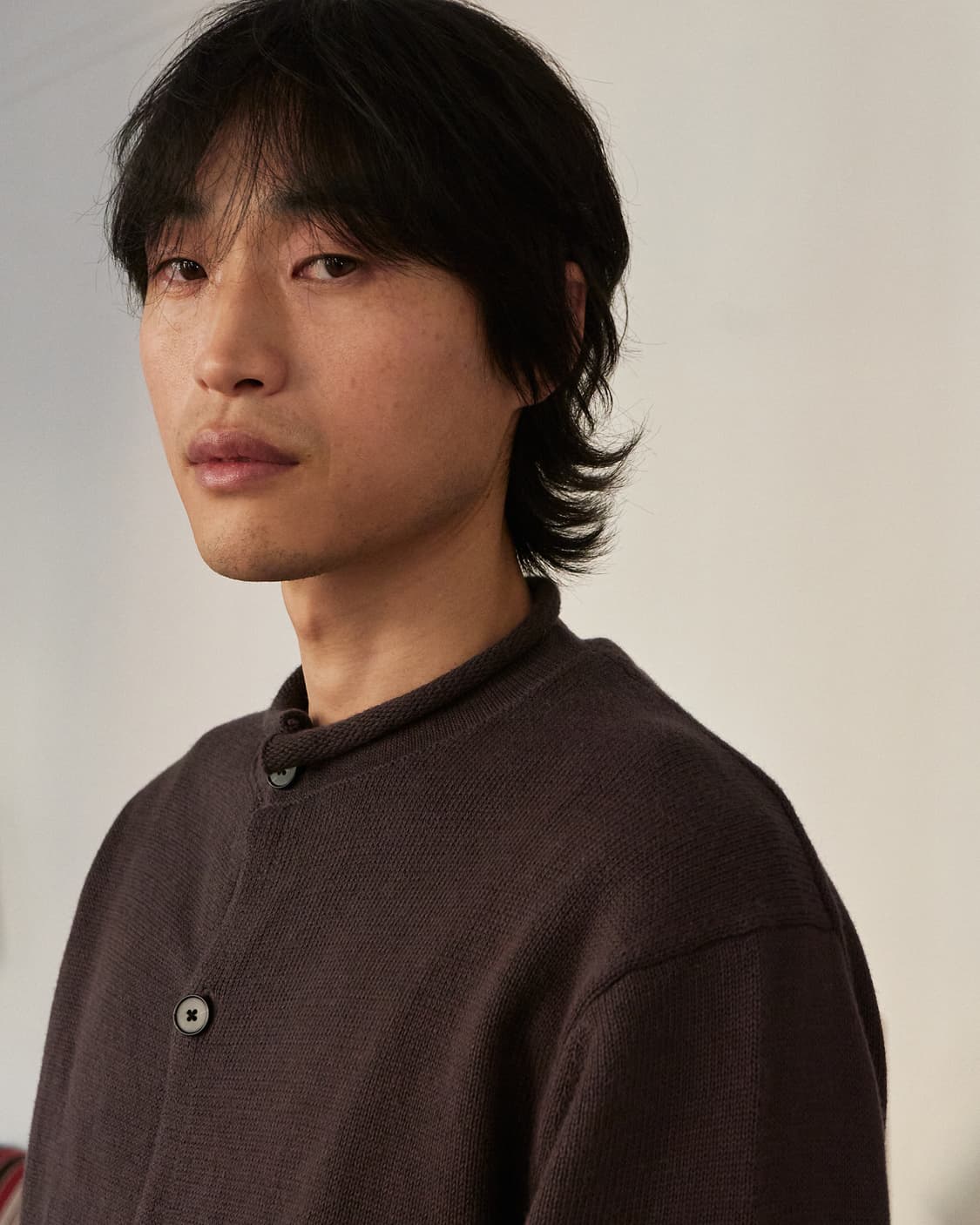 seasalt 씨솔트 루프 헴 가디건 차콜브라운 4size 새상품 상품이미지8