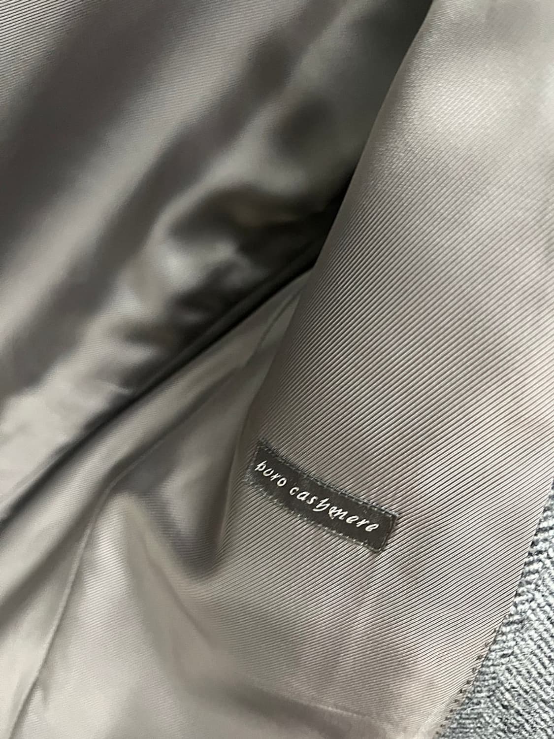 105-110) 까날리 헤링본 캐시미어100% 코트  상품이미지10