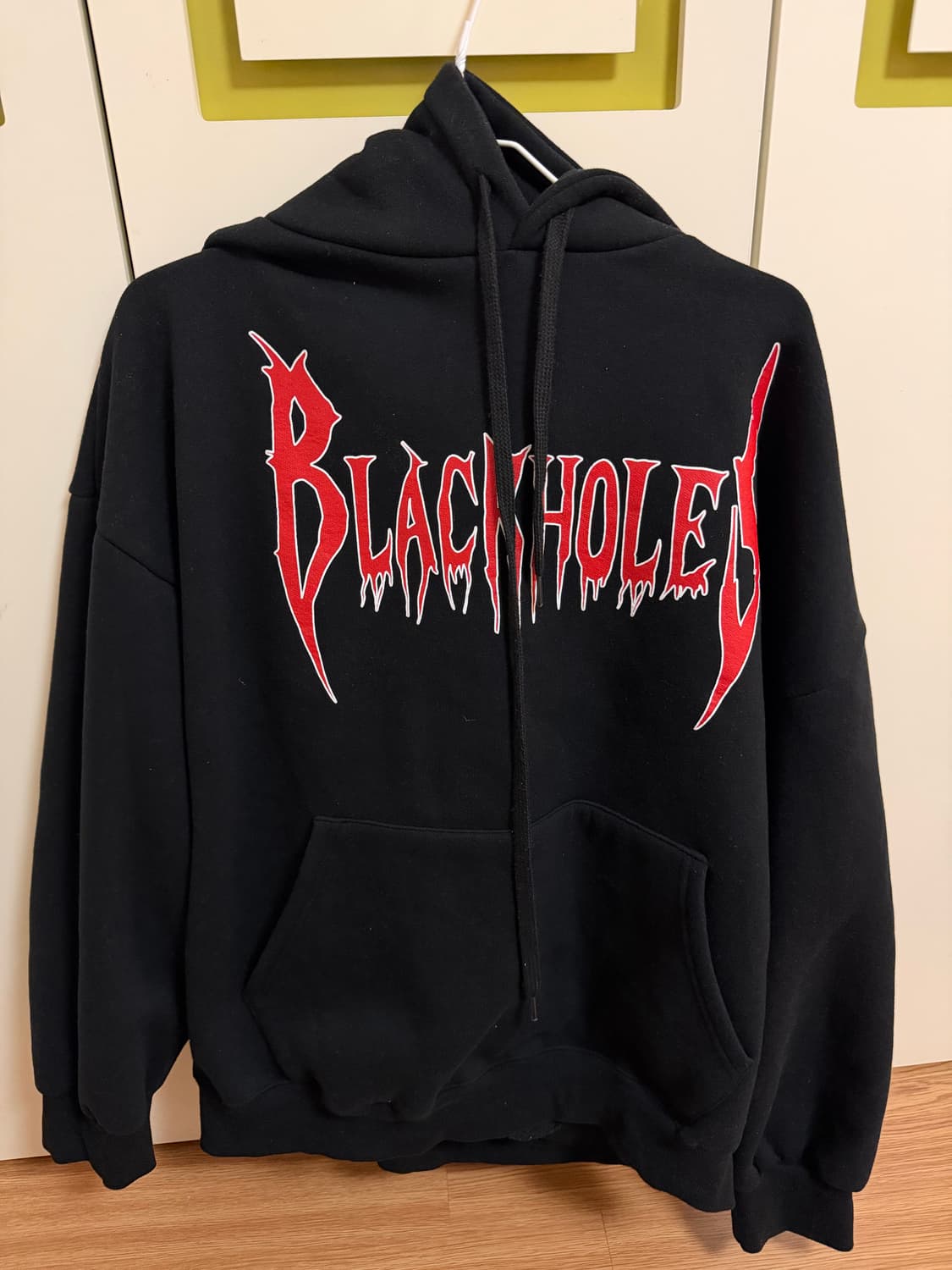 오대오 블랙 후드 상품이미지1