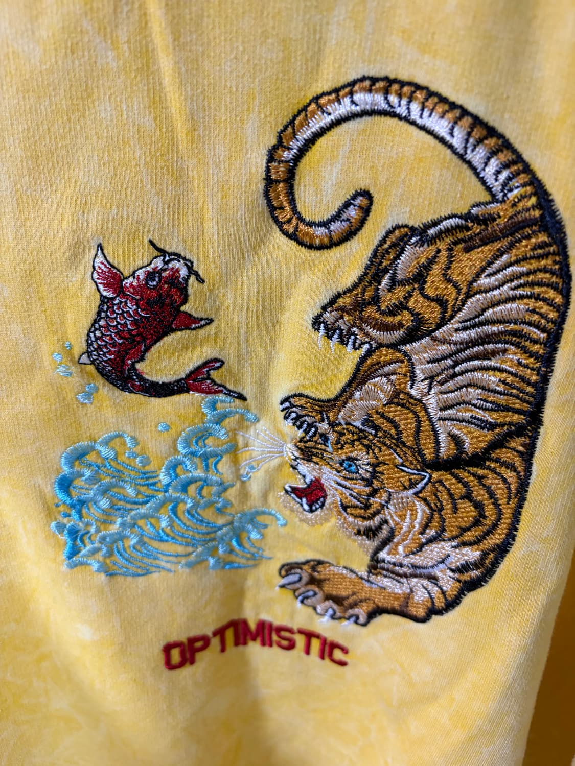 빈티지 Blind Rooster 호랑이 자수 맨투맨 XL 상품이미지4