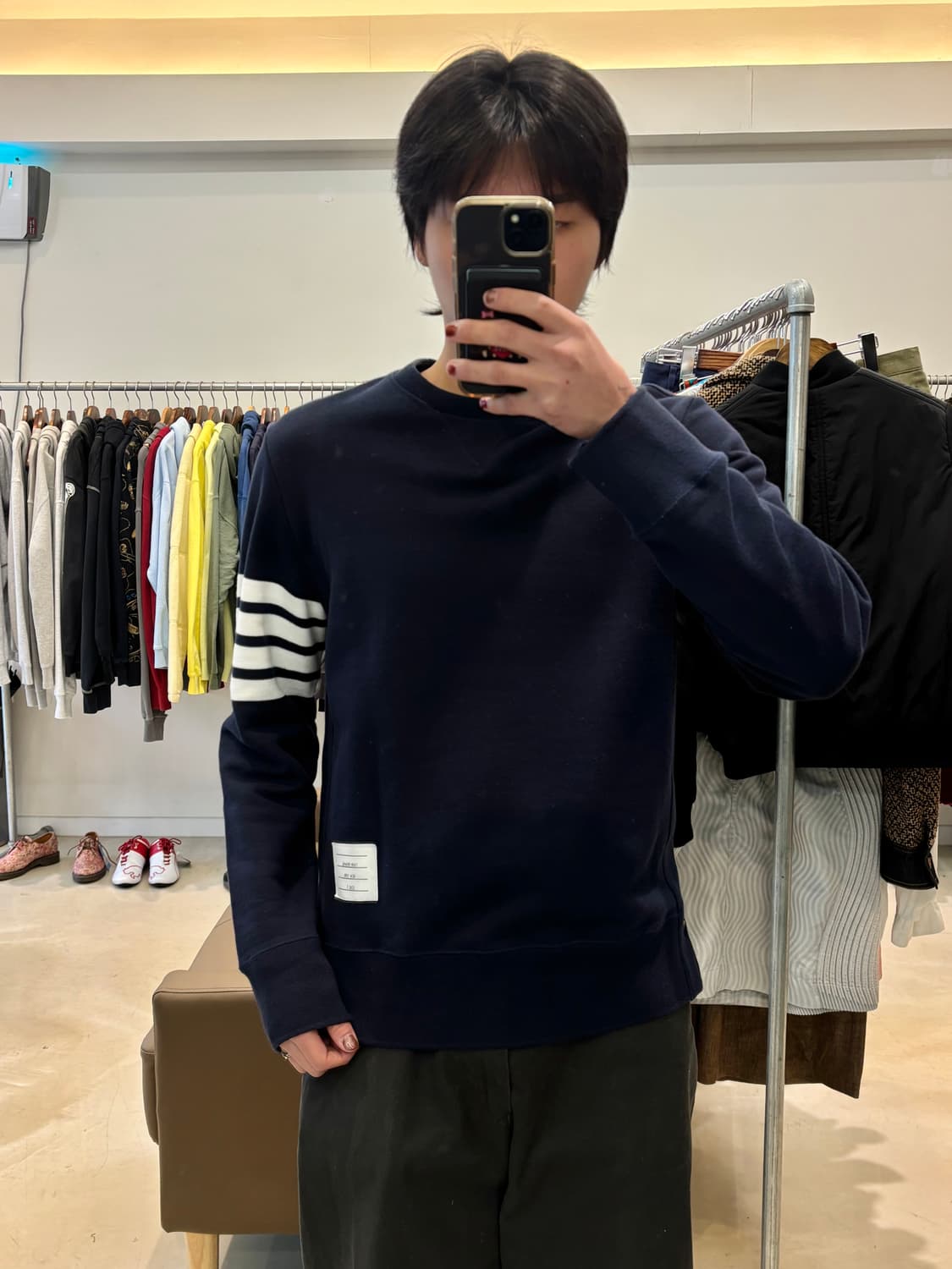 톰브라운 루프백 4-bar 스웻 맨투맨 상품이미지7