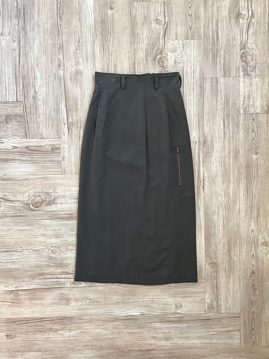 BINC VISIERE 다크 브라운 포켓 스커트 상품이미지2