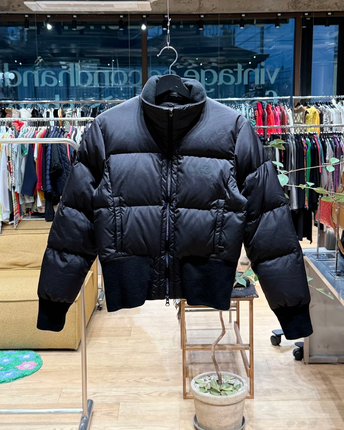 y-3 블랙 클래식 다운 패딩 점퍼  상품이미지1