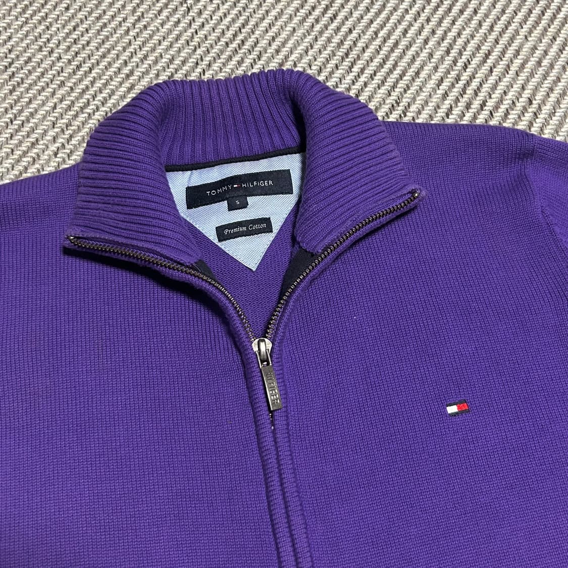 [M] Tommy 타미힐피거 투웨이 보라 집업 니트 상품이미지5
