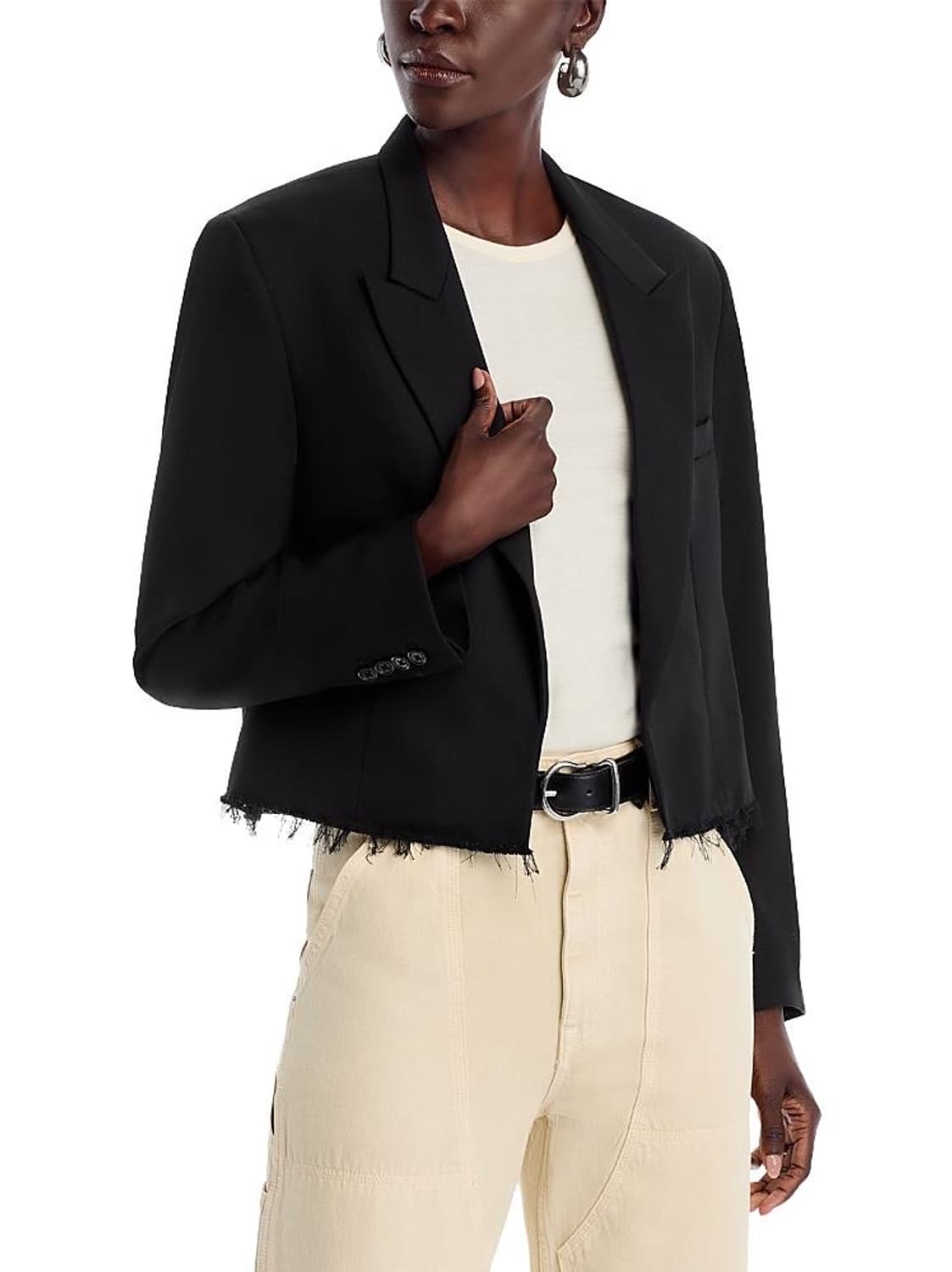 리던 컷오프 블랙 자켓 상품이미지1