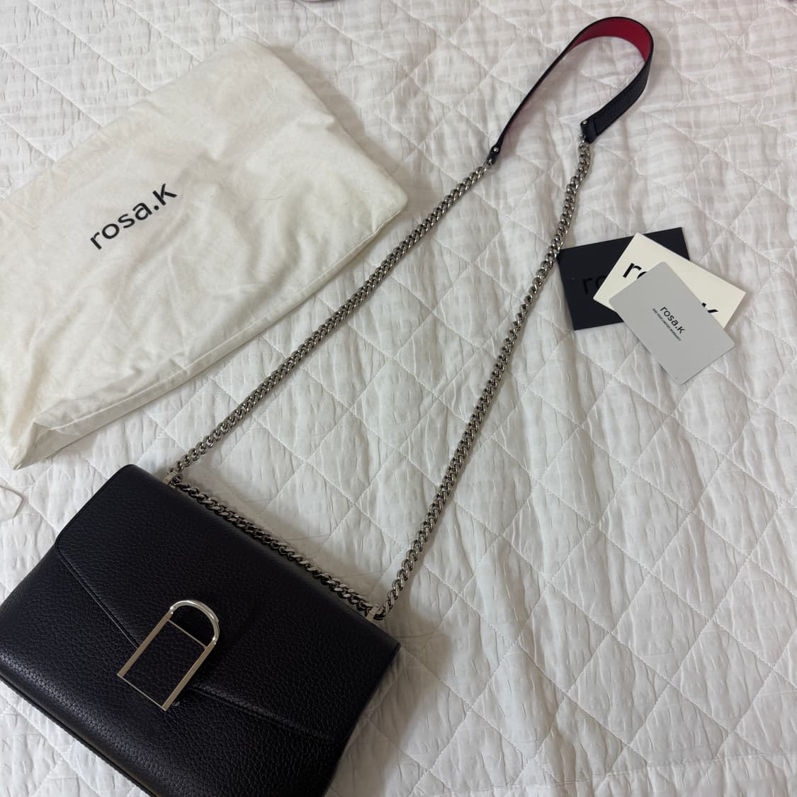 로사케이 프라하 데일리 크로스백 블랙 상품이미지7
