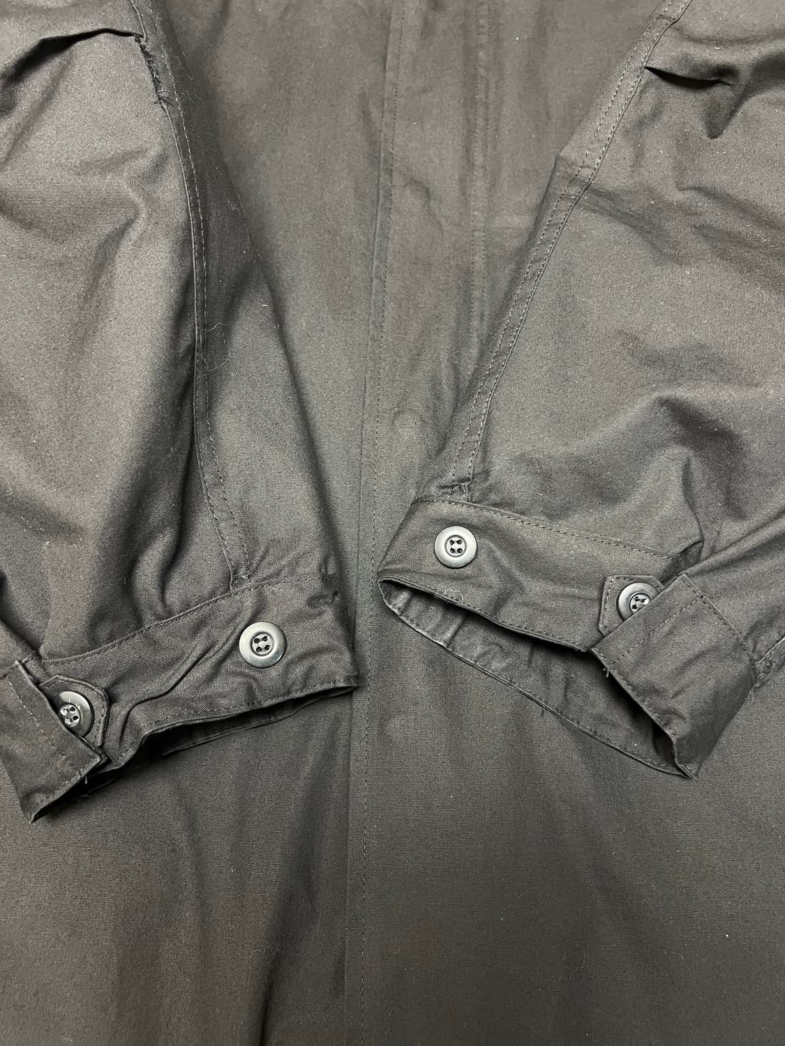 [XL] M65 피쉬테일 복각 개파카 블랙 상품이미지3