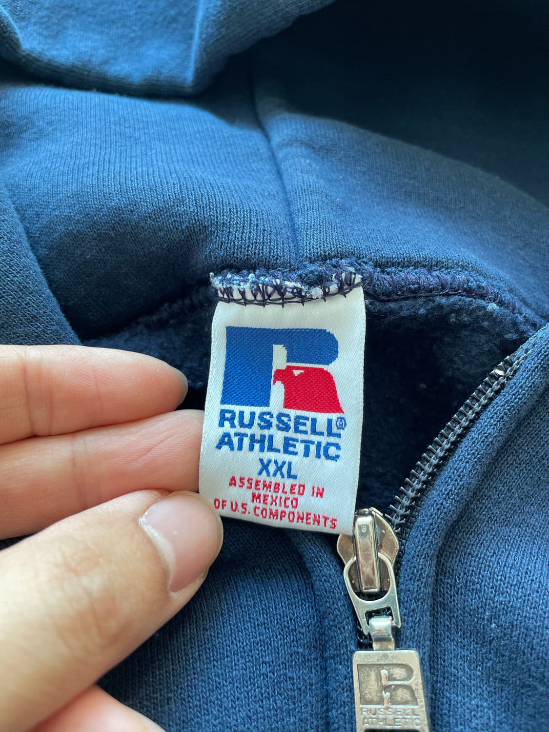 90s russell athletic hoodie zip 러셀 상품이미지5