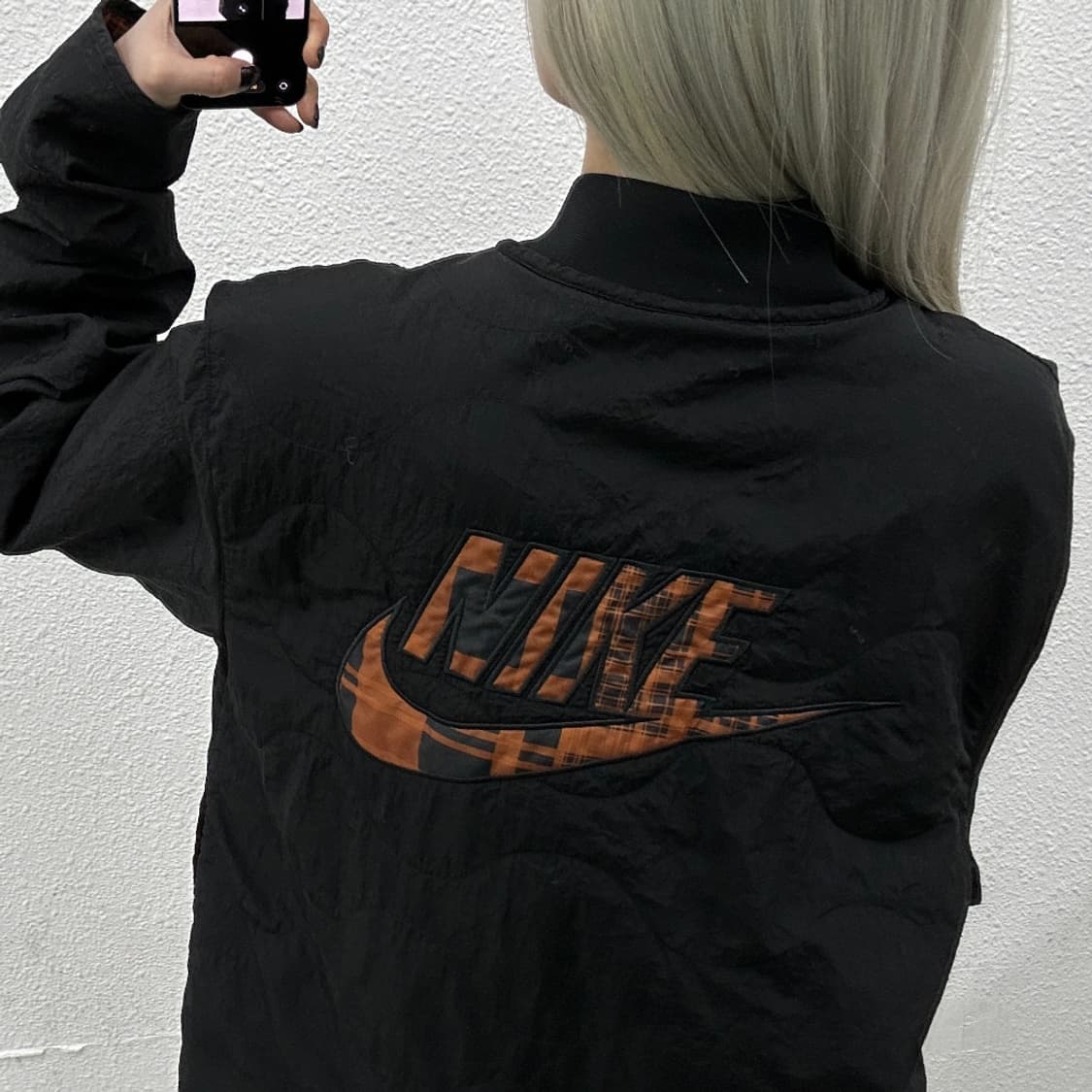 나이키 블랙 버튼 누빔 자켓 2XL 상품이미지2