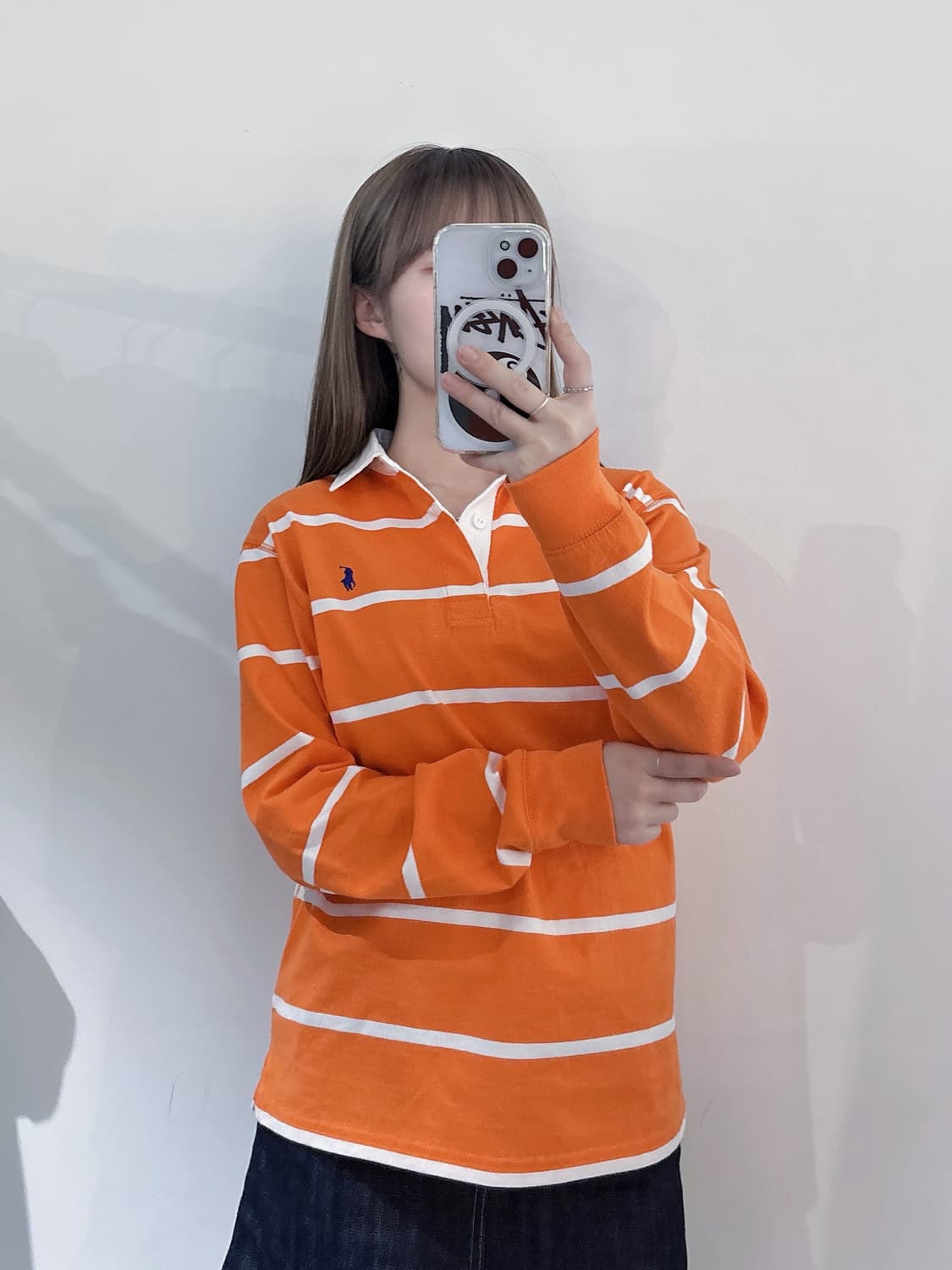 폴로랄프로렌 오렌지 포니 럭비티 상품이미지2