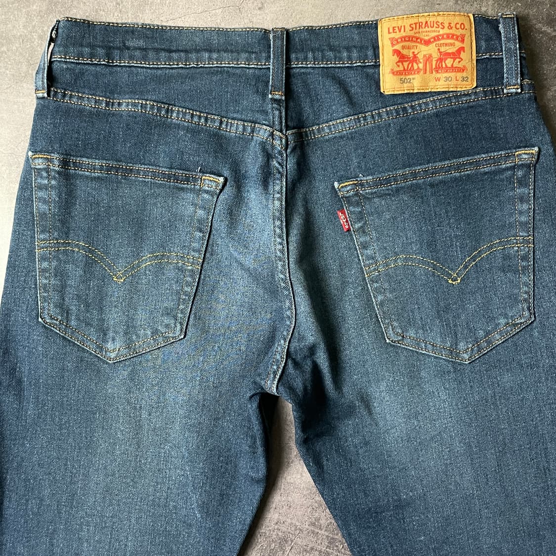LEVI'S 리바이스502 레귤러 테이퍼드핏 코튼 데님 팬츠 A00744 상품이미지6