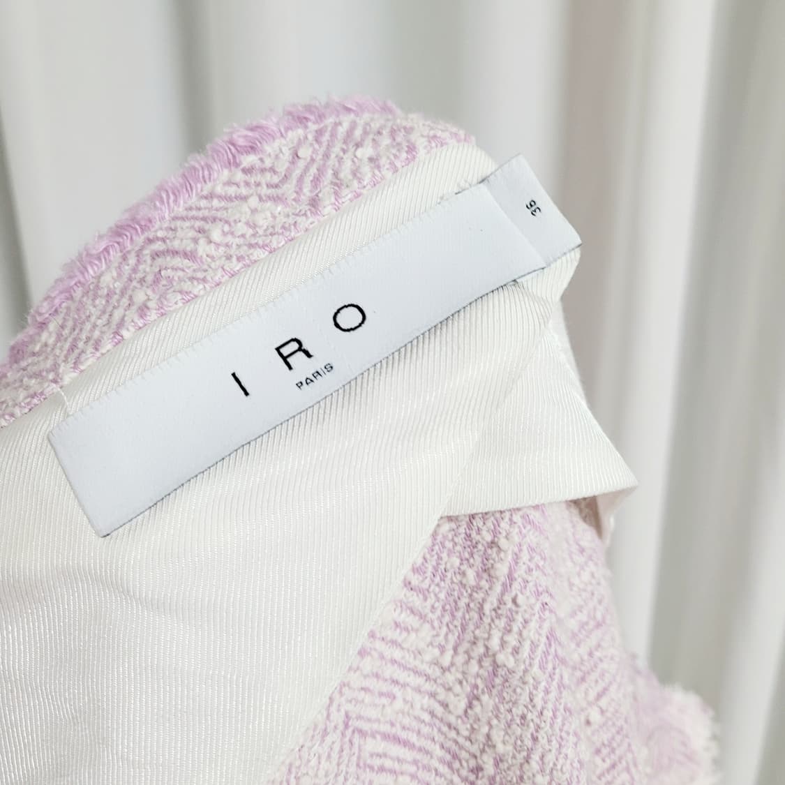 이로 IRO 오픈형 트위드 자켓 가디건 (55/표기36) 상태최상 상품이미지9