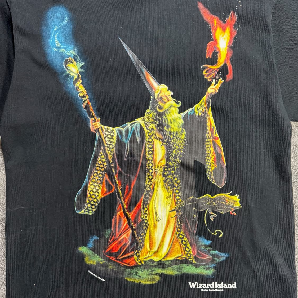 나이키 ACG 위저드 프린팅 티셔츠 블랙 상품이미지2